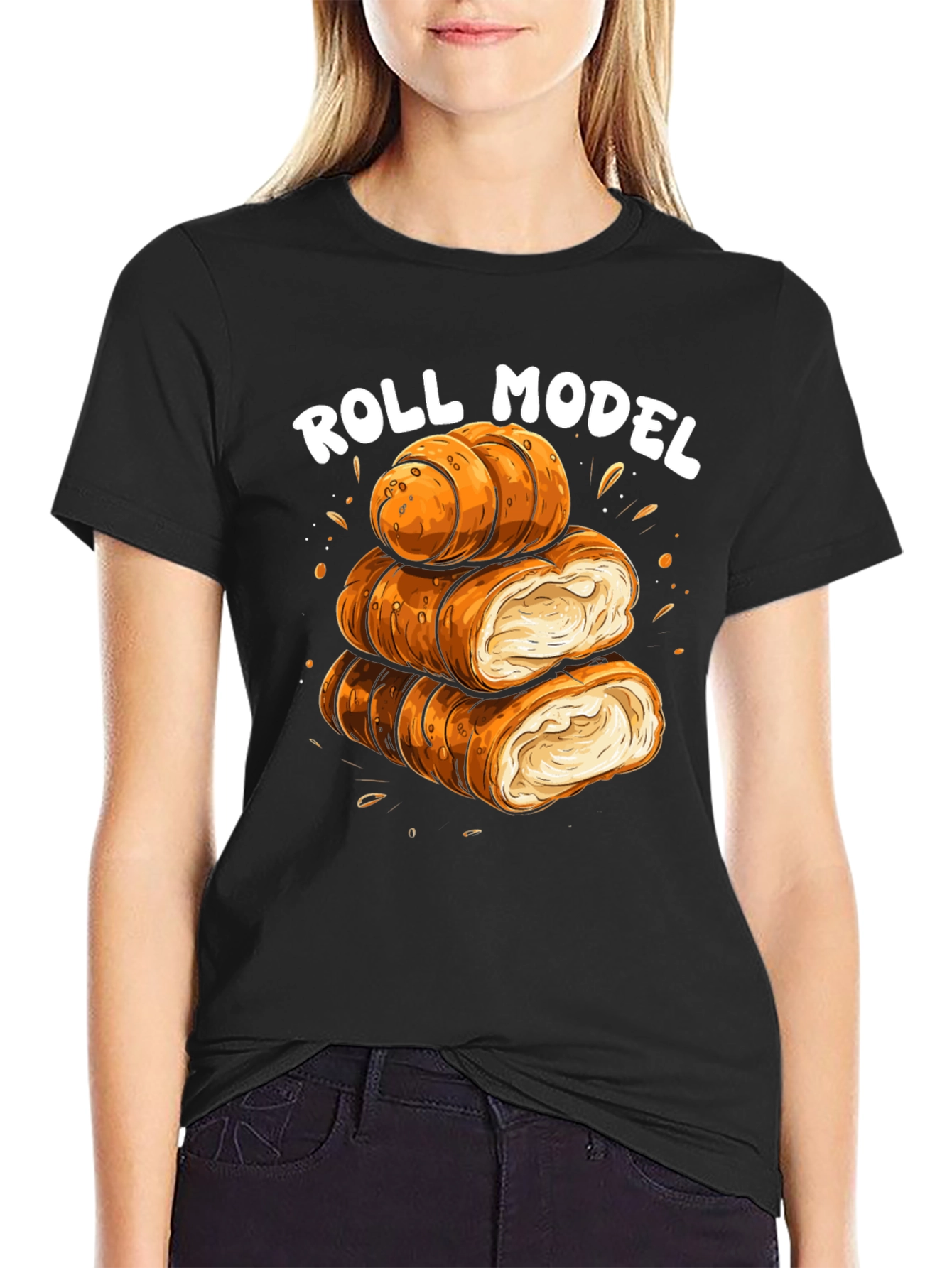 Roll Model Graphic Tee