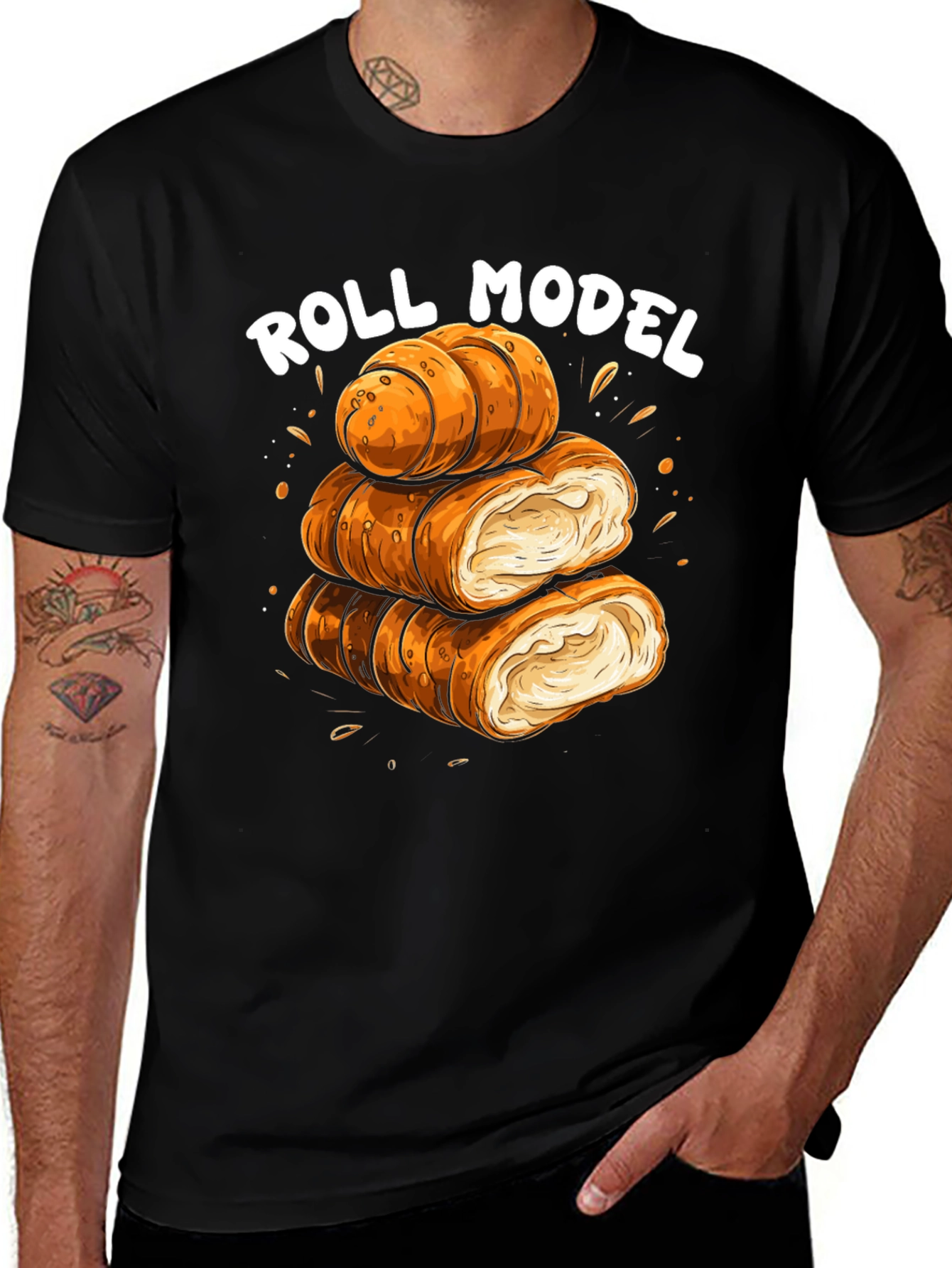 Roll Model Graphic Tee