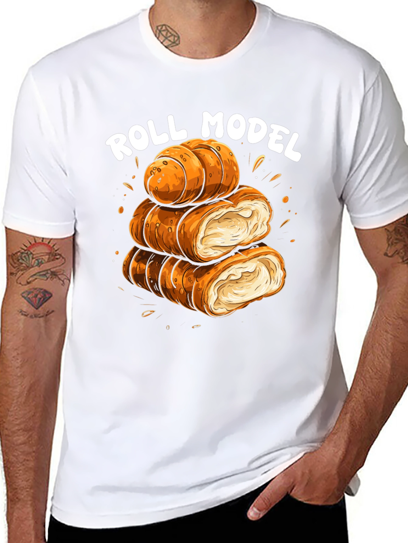 Roll Model Graphic Tee