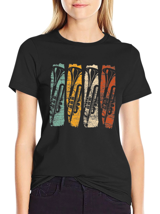 Retro Trombone Graphic Tee