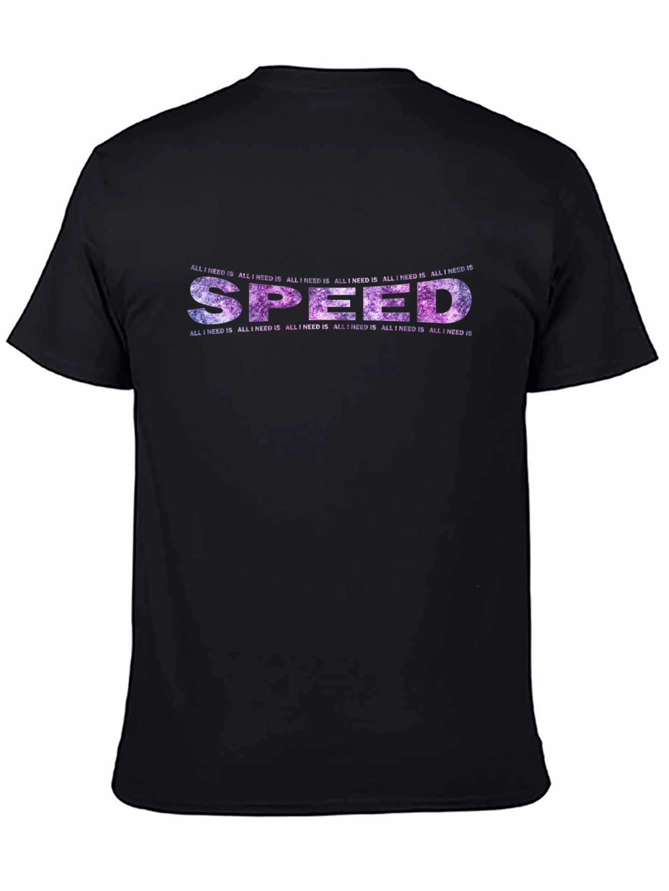 Speed Galaxy Graphic Print T-Shirt