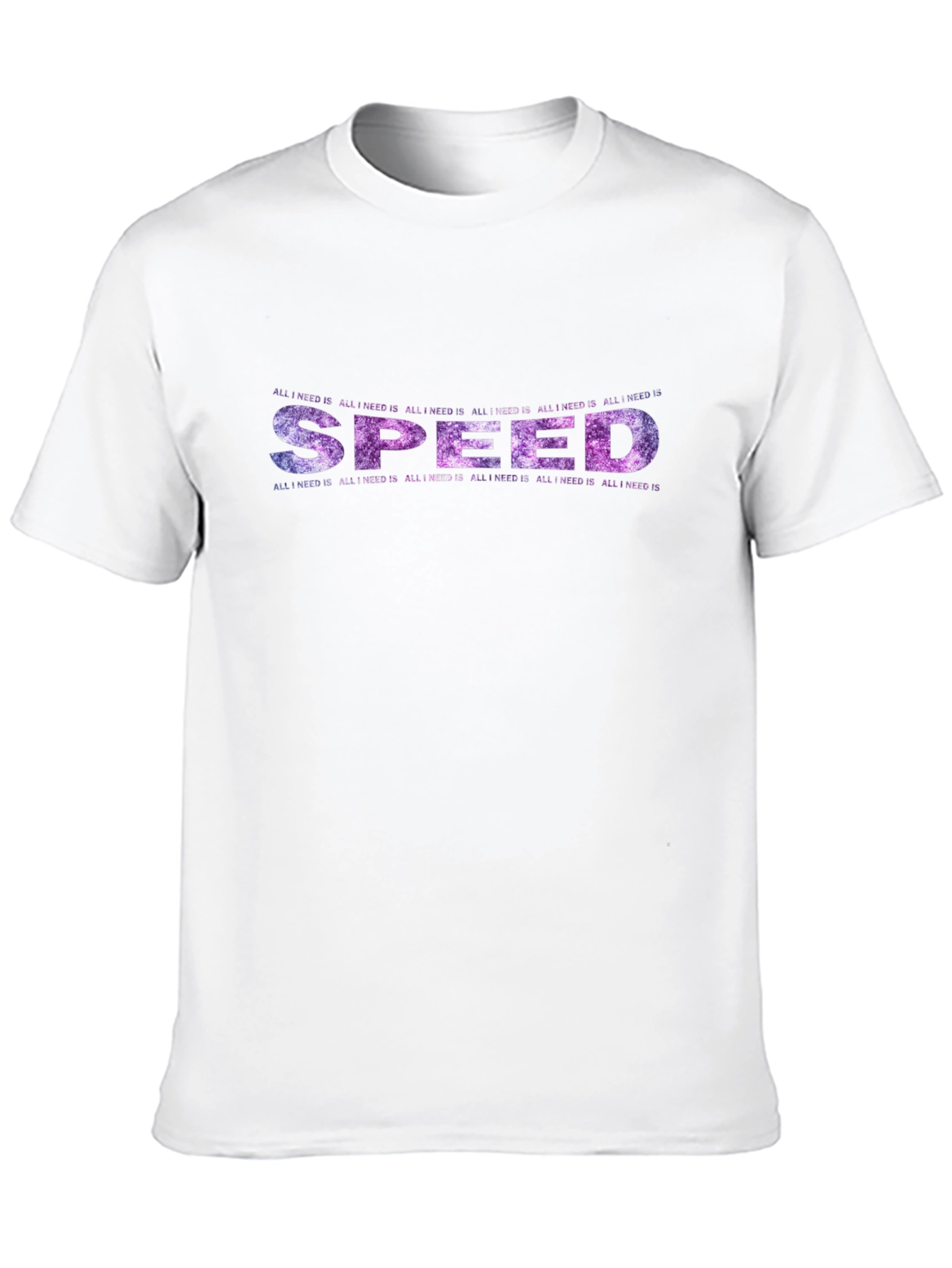 Speed Galaxy Graphic Print T-Shirt