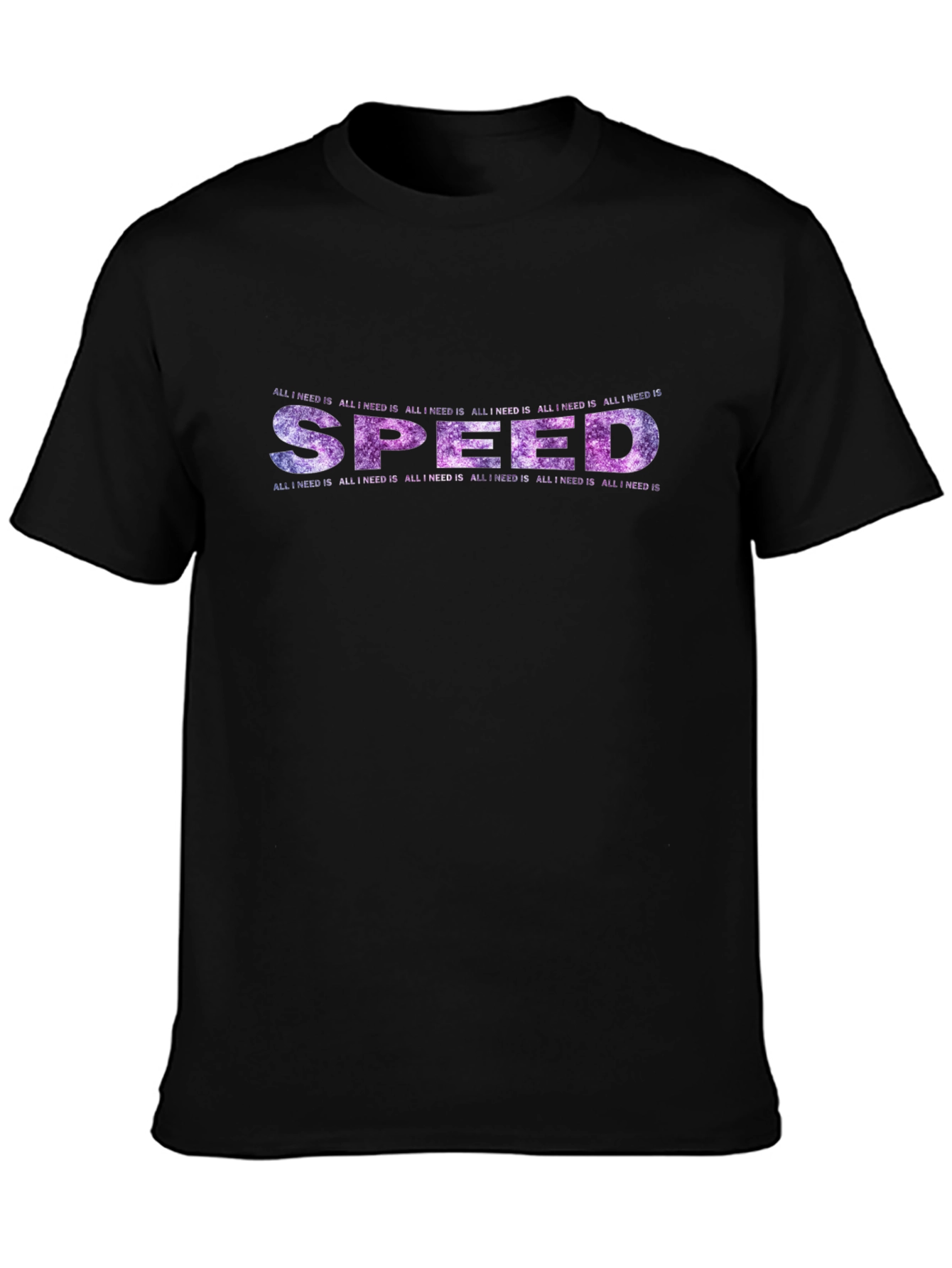 Speed Galaxy Graphic Print T-Shirt