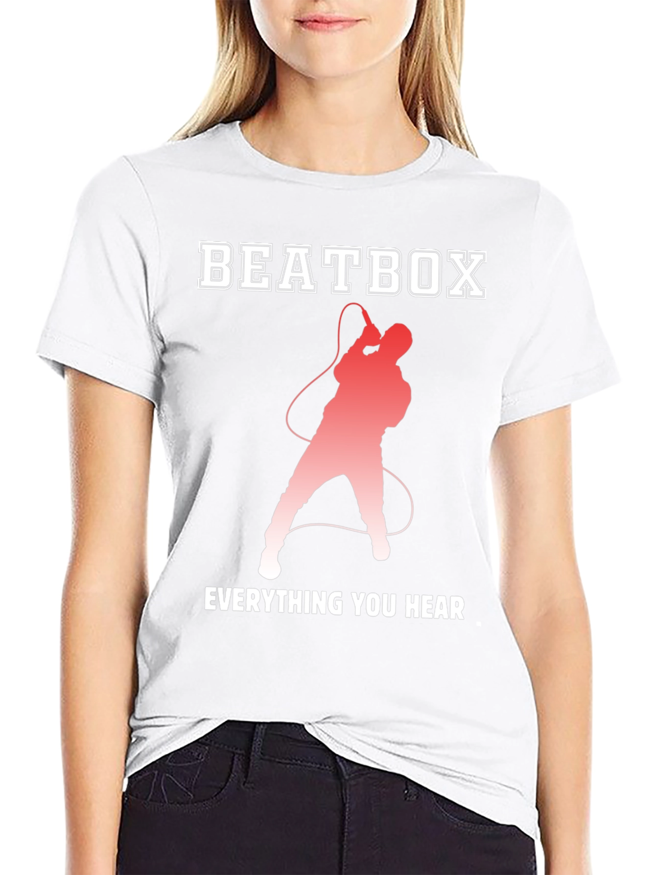 Beatbox Everything You Hear Black Graphic T-Shirt