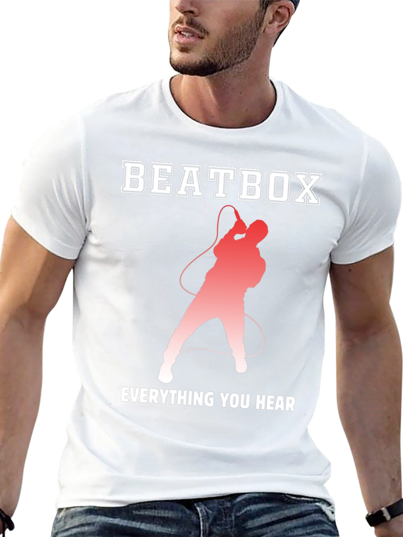 Beatbox Everything You Hear Black Graphic T-Shirt