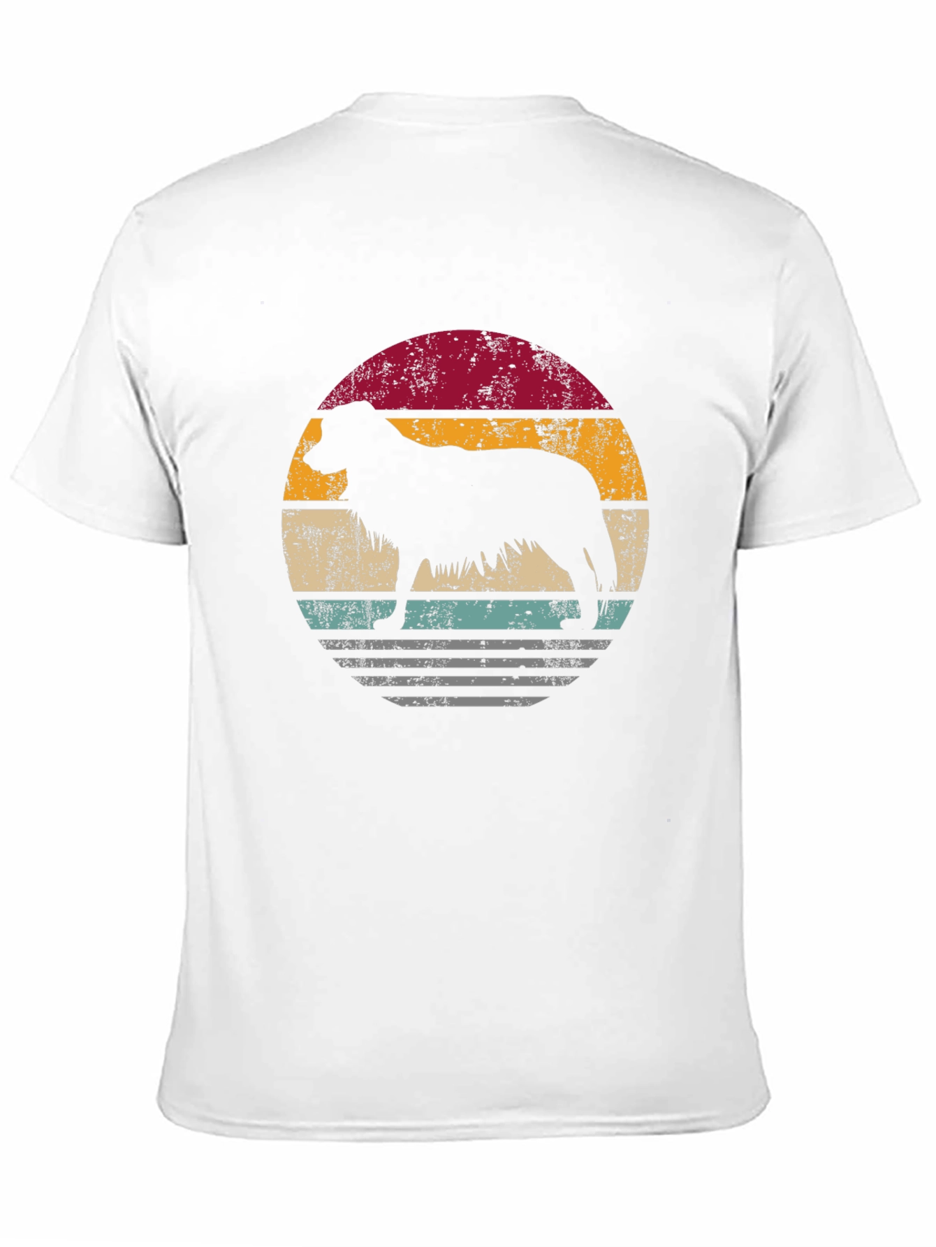 Retro Dog Silhouette Graphic Tee