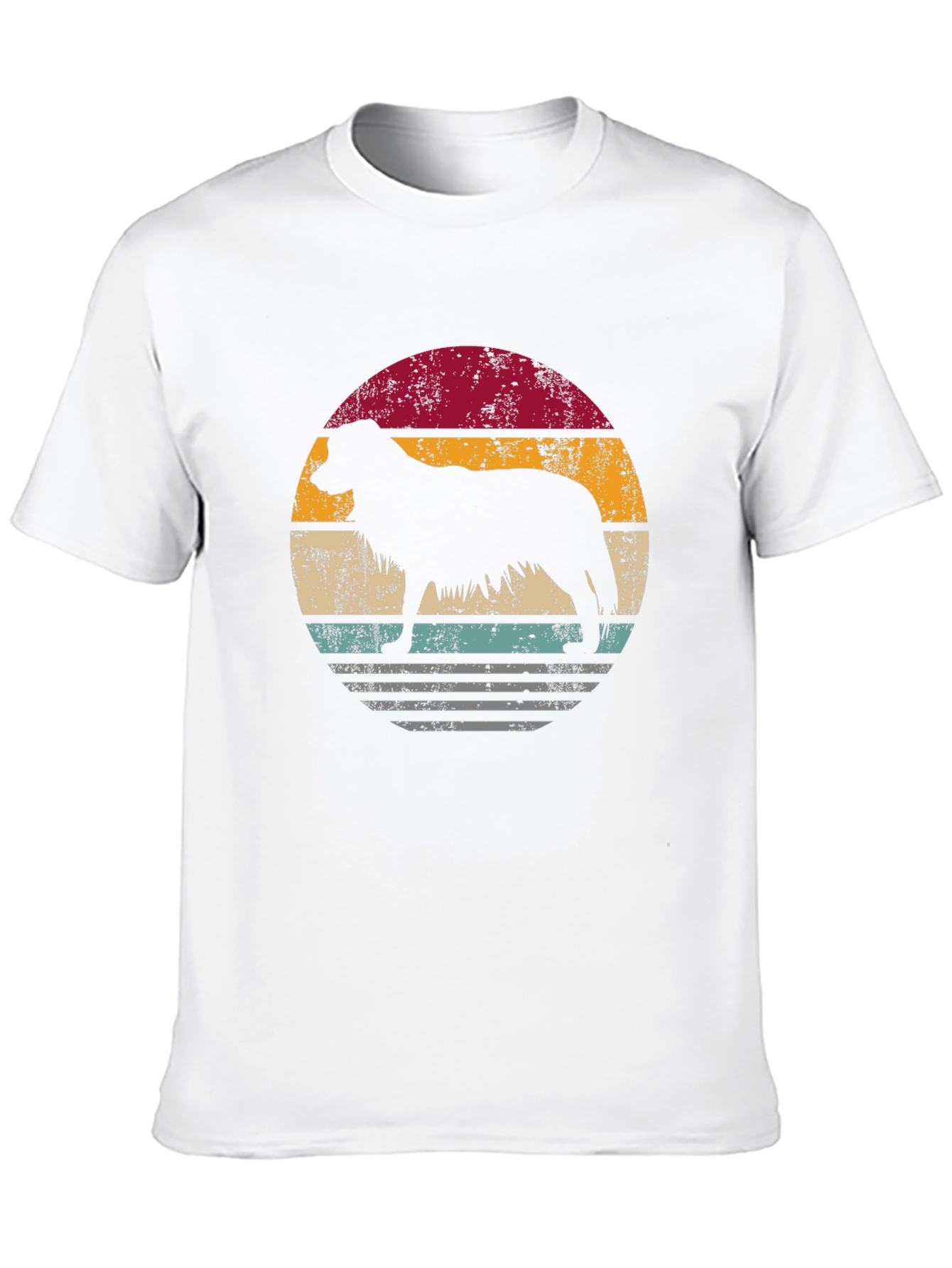 Retro Dog Silhouette Graphic Tee