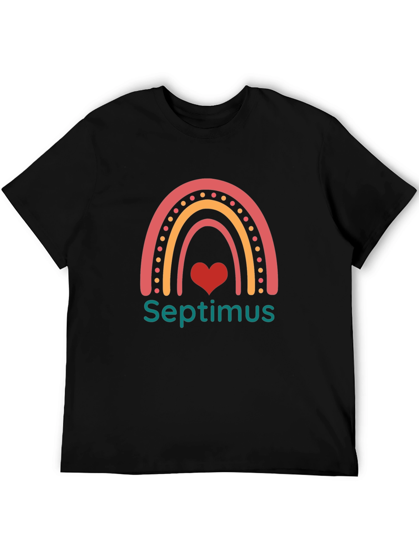 Septimus Rainbow Heart T-Shirt - Stylish & Comfy!