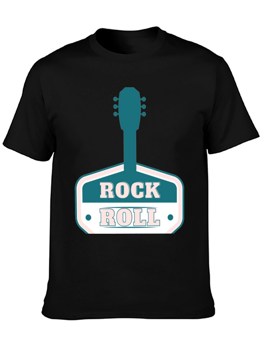 Rock and Roll Guitar Graphic T-Shirt