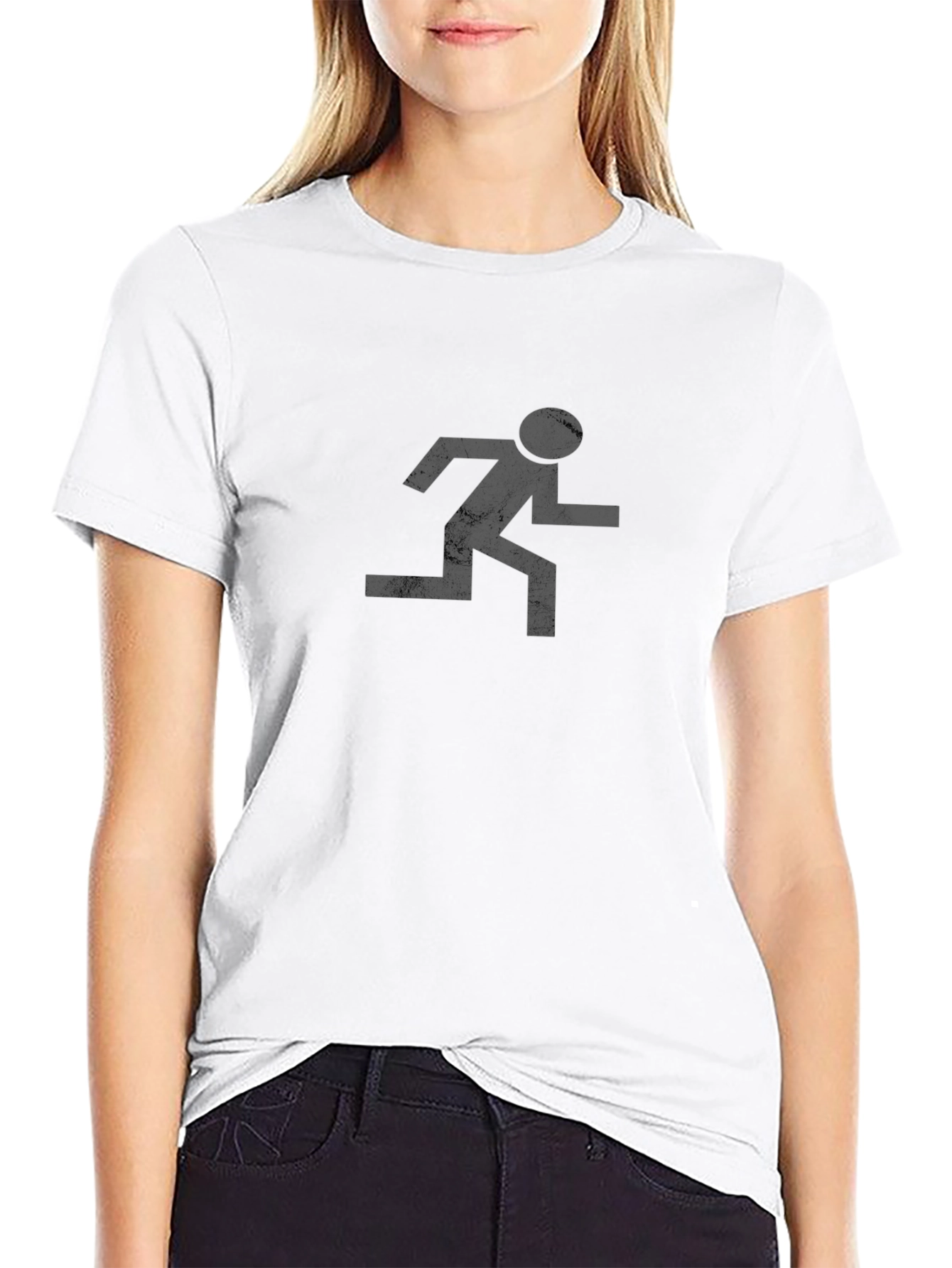 Retro Runner Graphic Tee - Classic Style