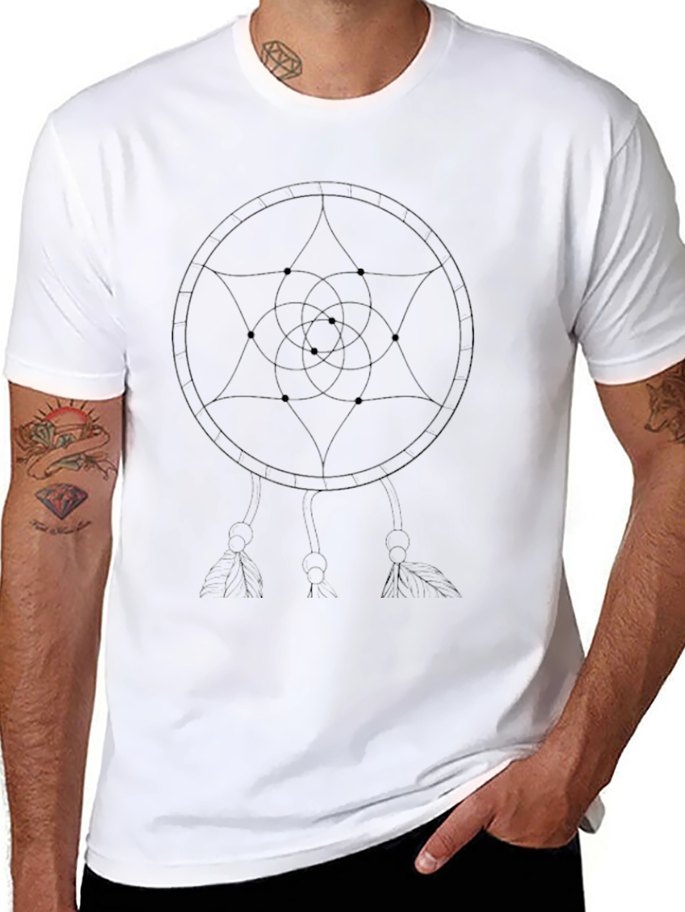 Dreamcatcher Graphic T-Shirt - Soft Cotton Blend