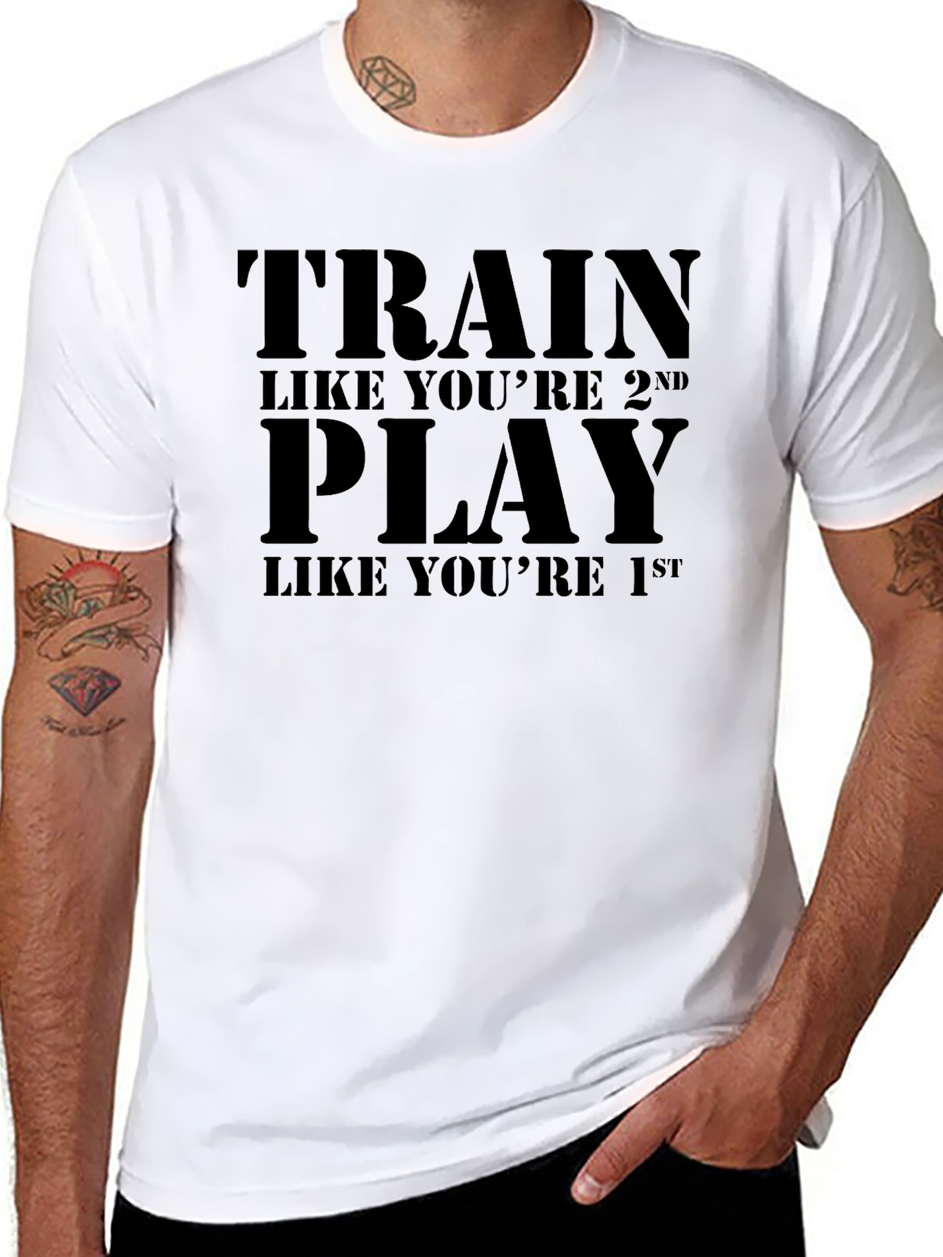 Train Like Youre 2nd Play T-Shirt