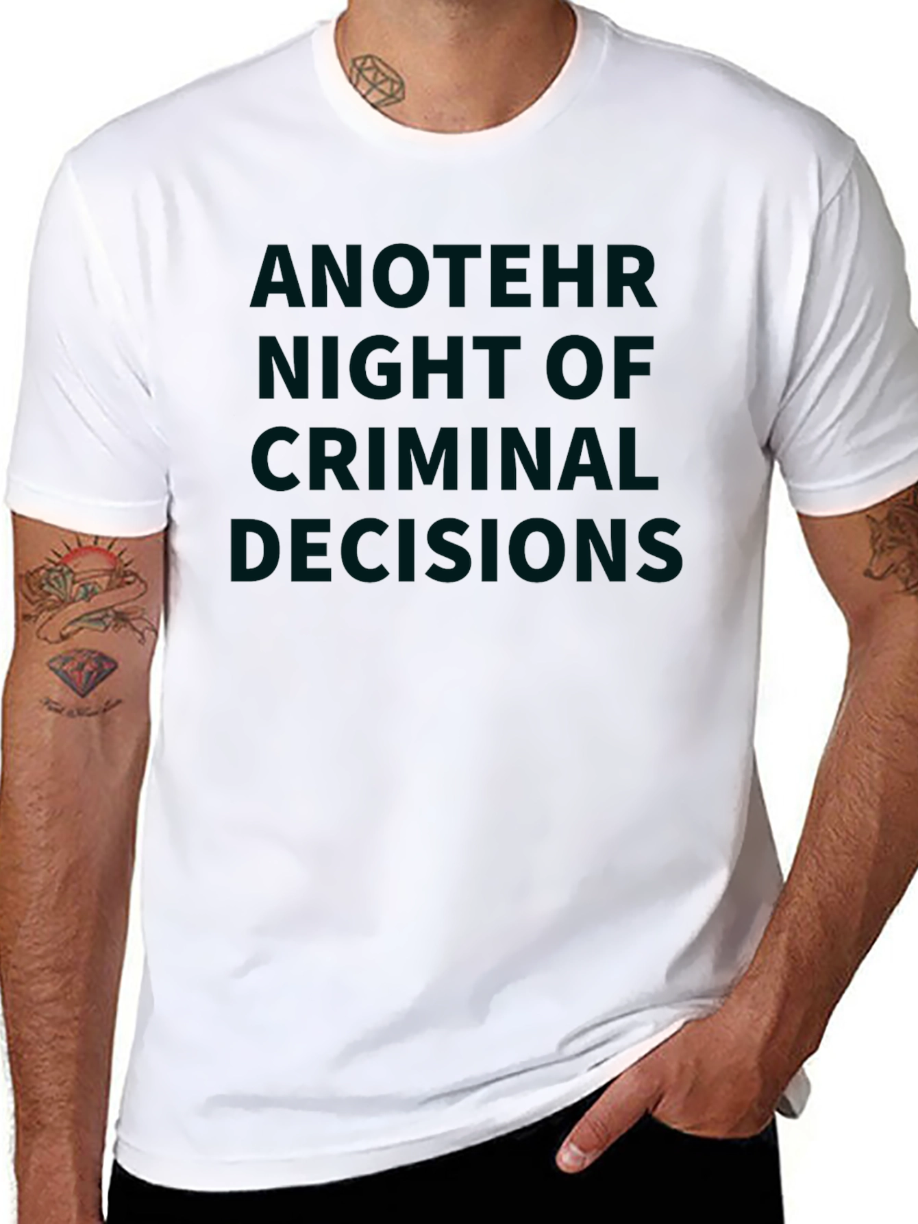 Criminal Decisions Graphic Tee