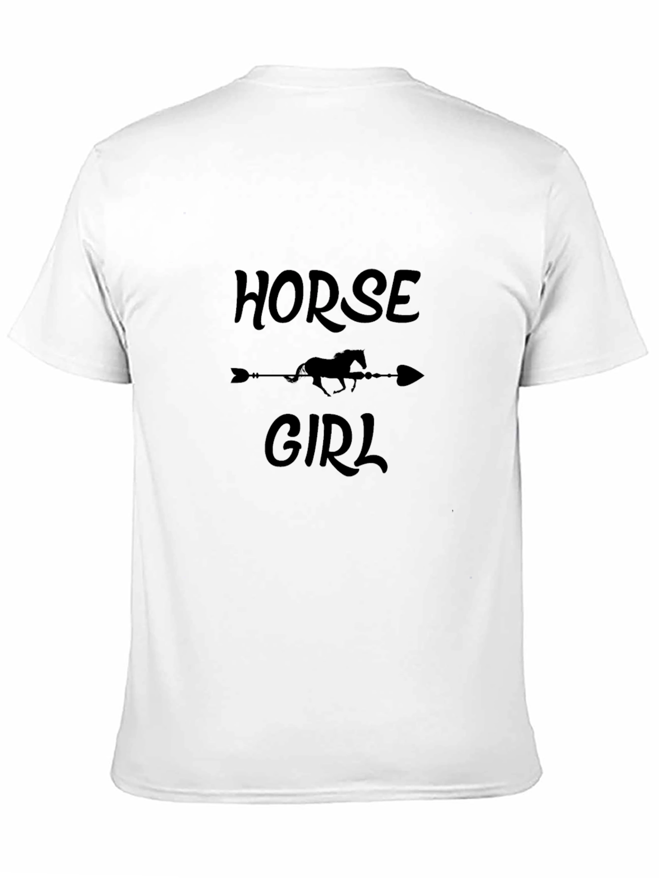 Horse Girl Graphic Tee - Black T-Shirt