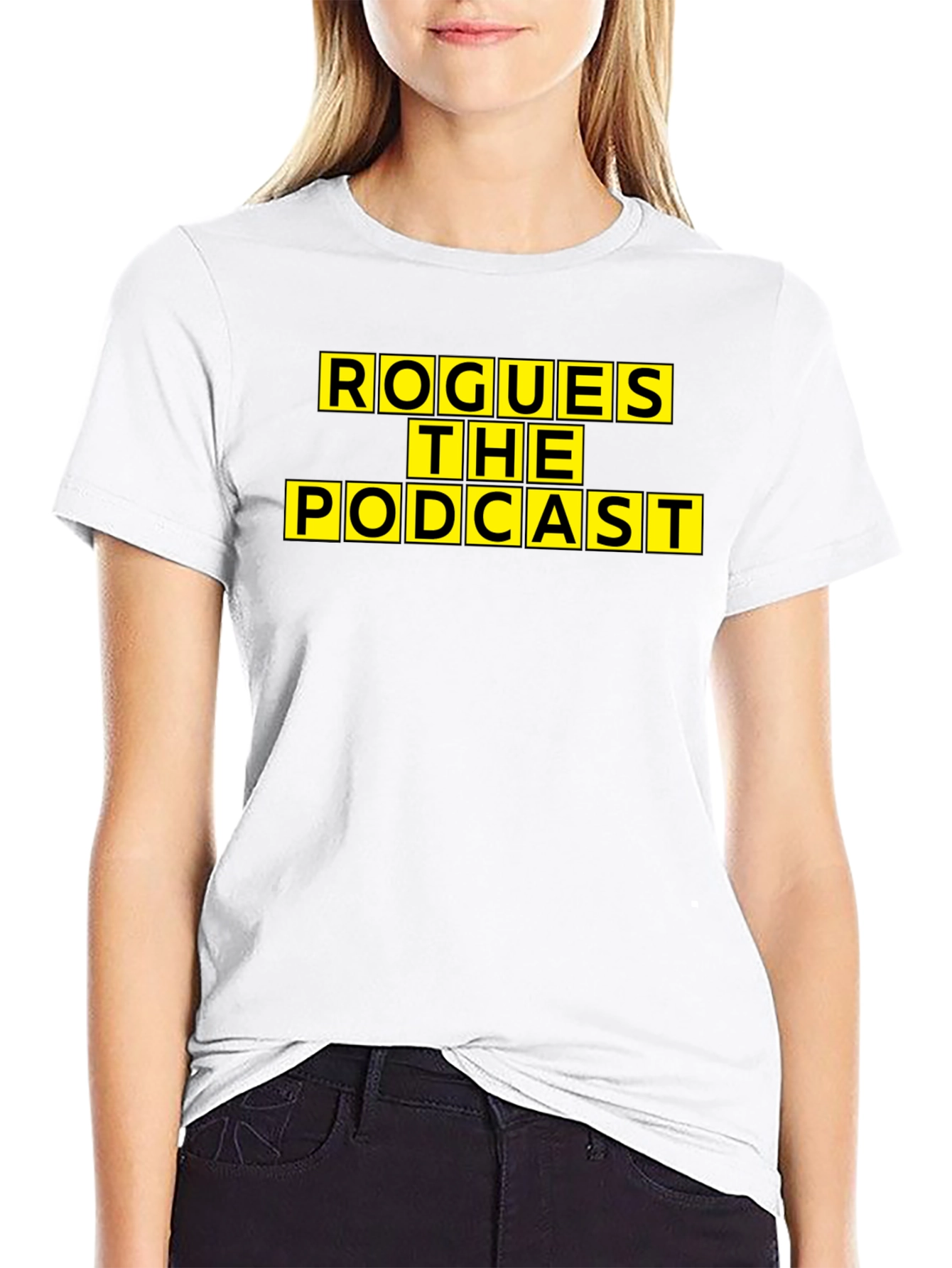 Rogues The Podcast Graphic Tee - Black