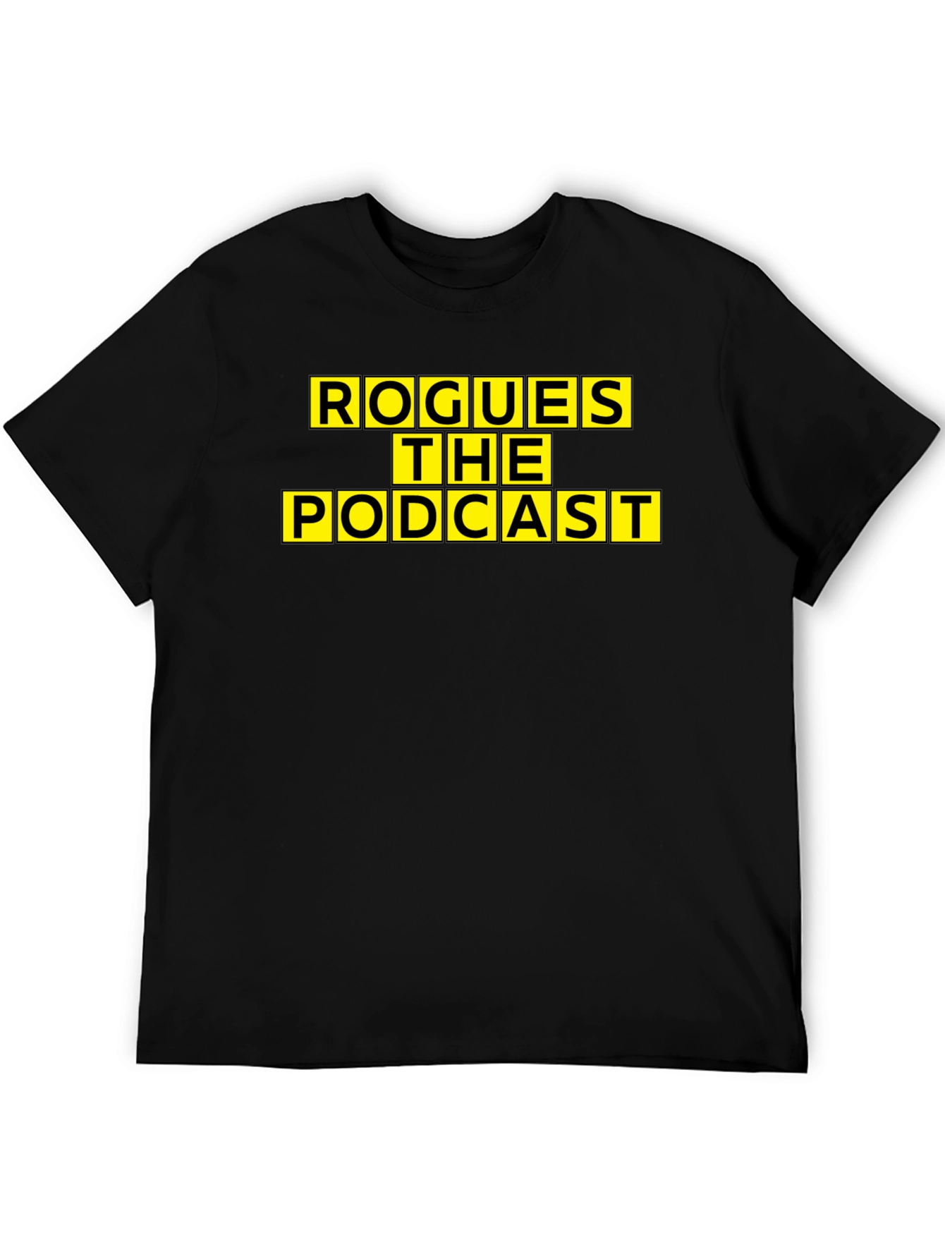 Rogues The Podcast Graphic Tee - Black