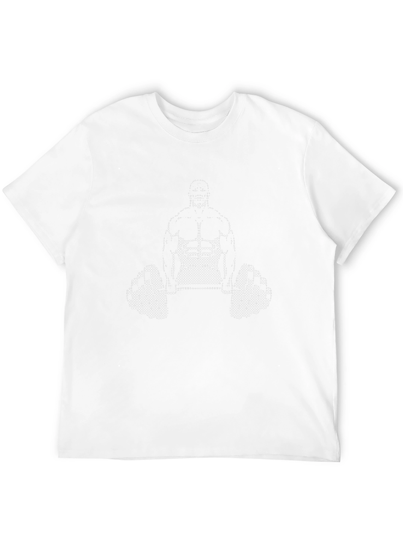 Weightlifter Graphic Tee - Black Cotton Blend