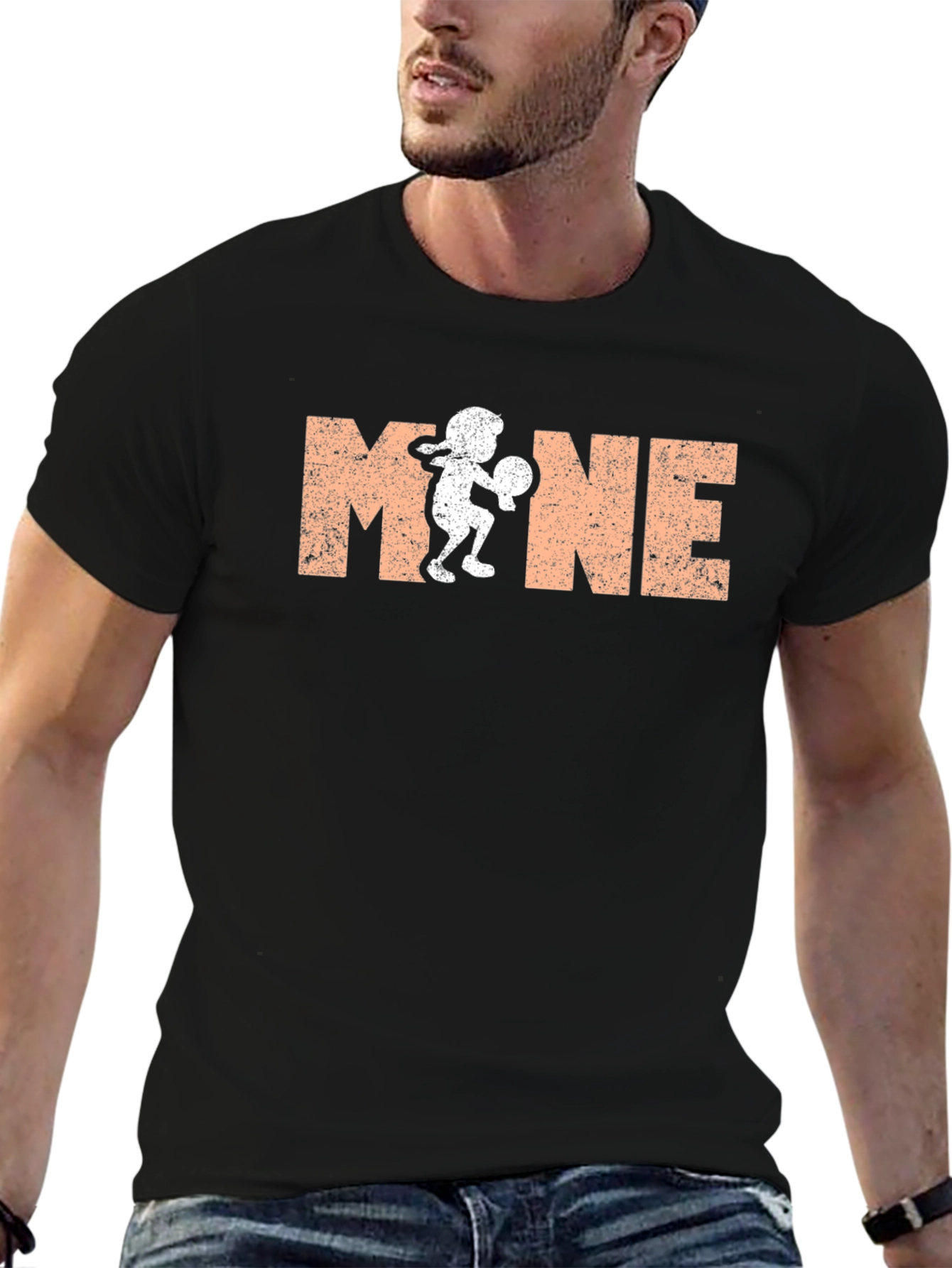 Mine Pickleball Graphic Tee - Unisex Black T-Shirt