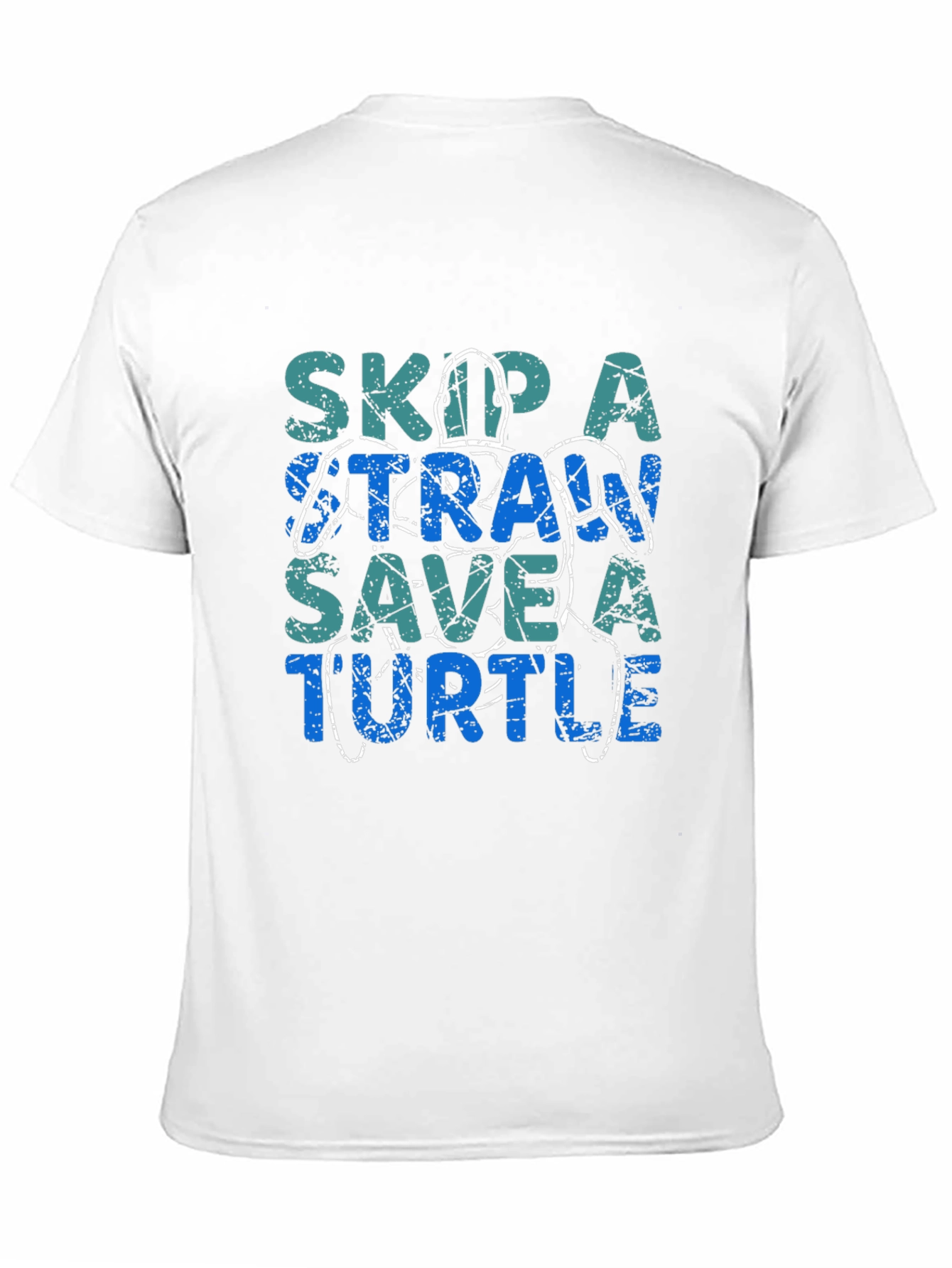 Skip a Straw Save a Turtle T-Shirt