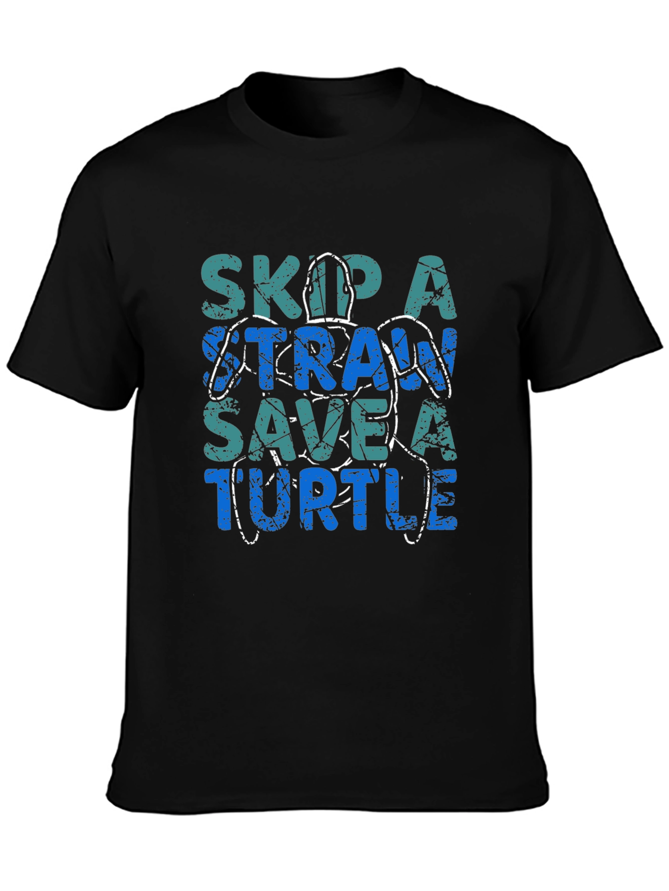 Skip a Straw Save a Turtle T-Shirt