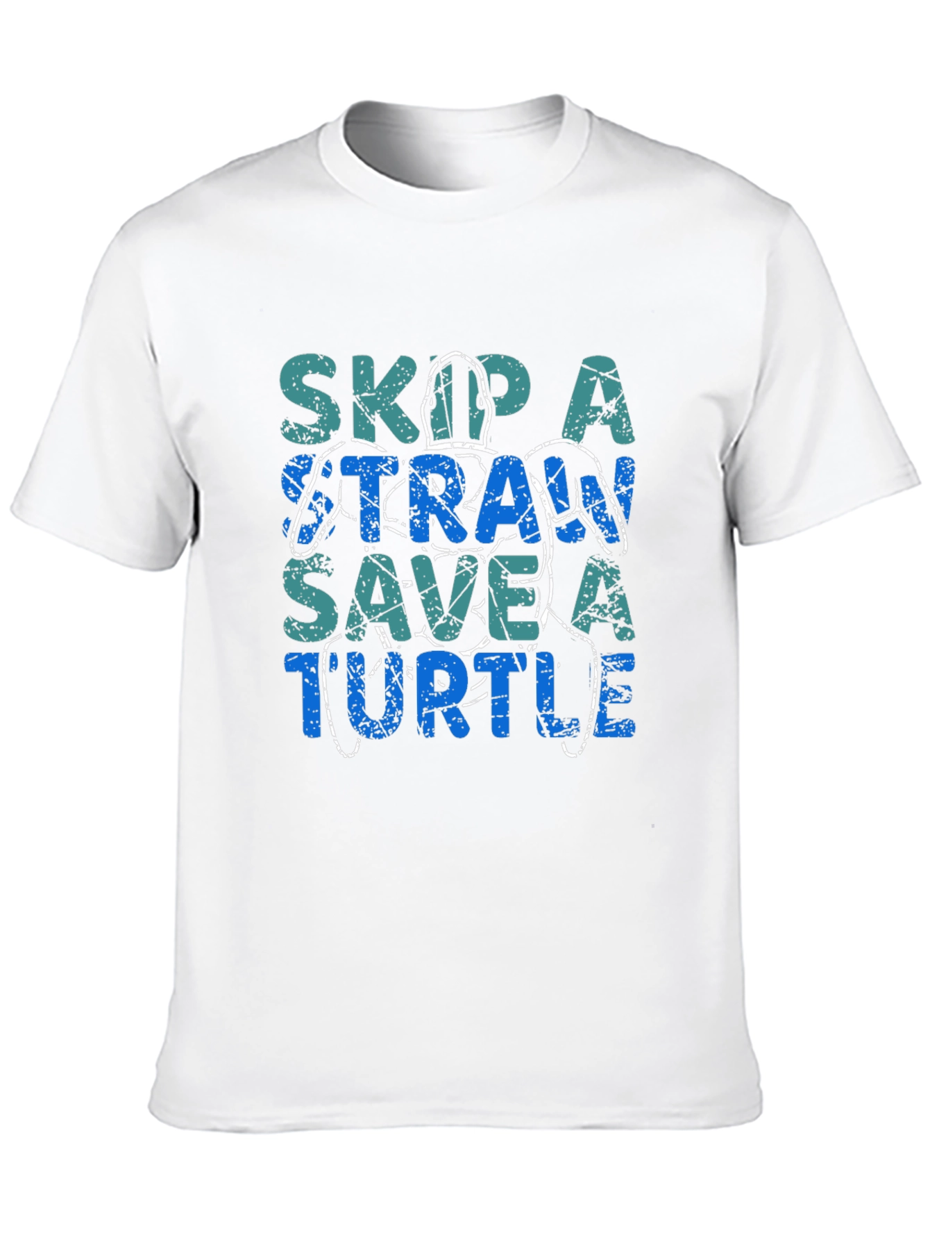 Skip a Straw Save a Turtle T-Shirt