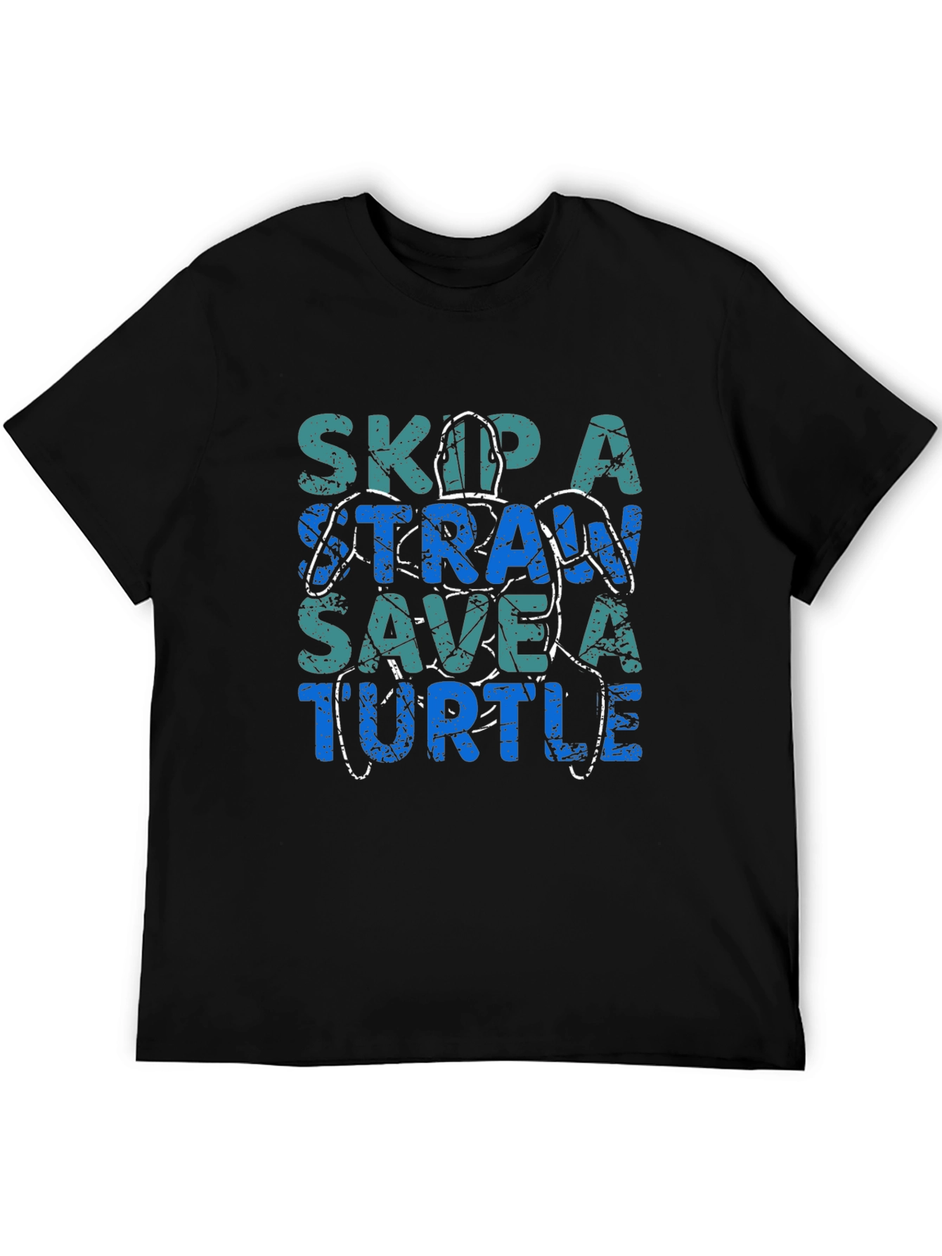 Skip a Straw Save a Turtle T-Shirt