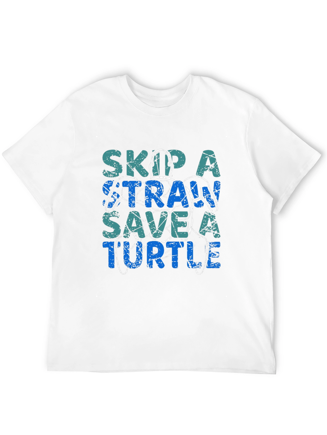 Skip a Straw Save a Turtle T-Shirt
