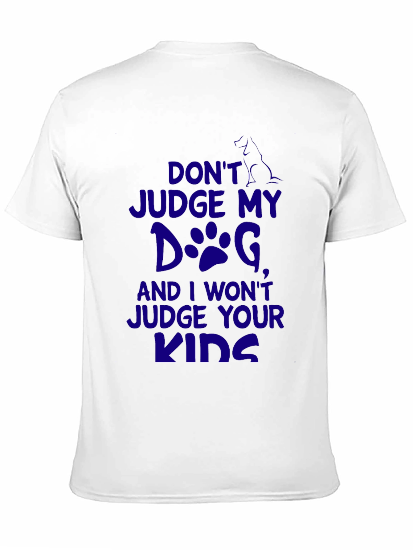 Dog Lover Graphic Tee: Dont Judge My Dog