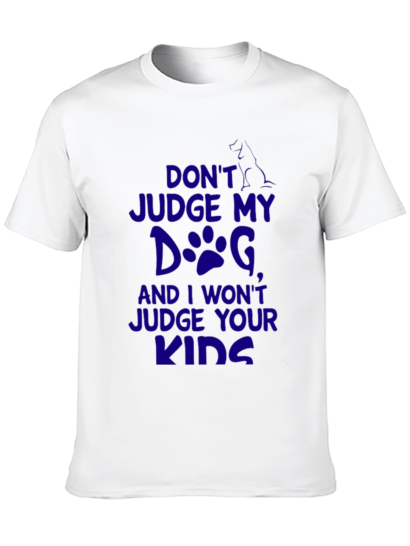 Dog Lover Graphic Tee: Dont Judge My Dog