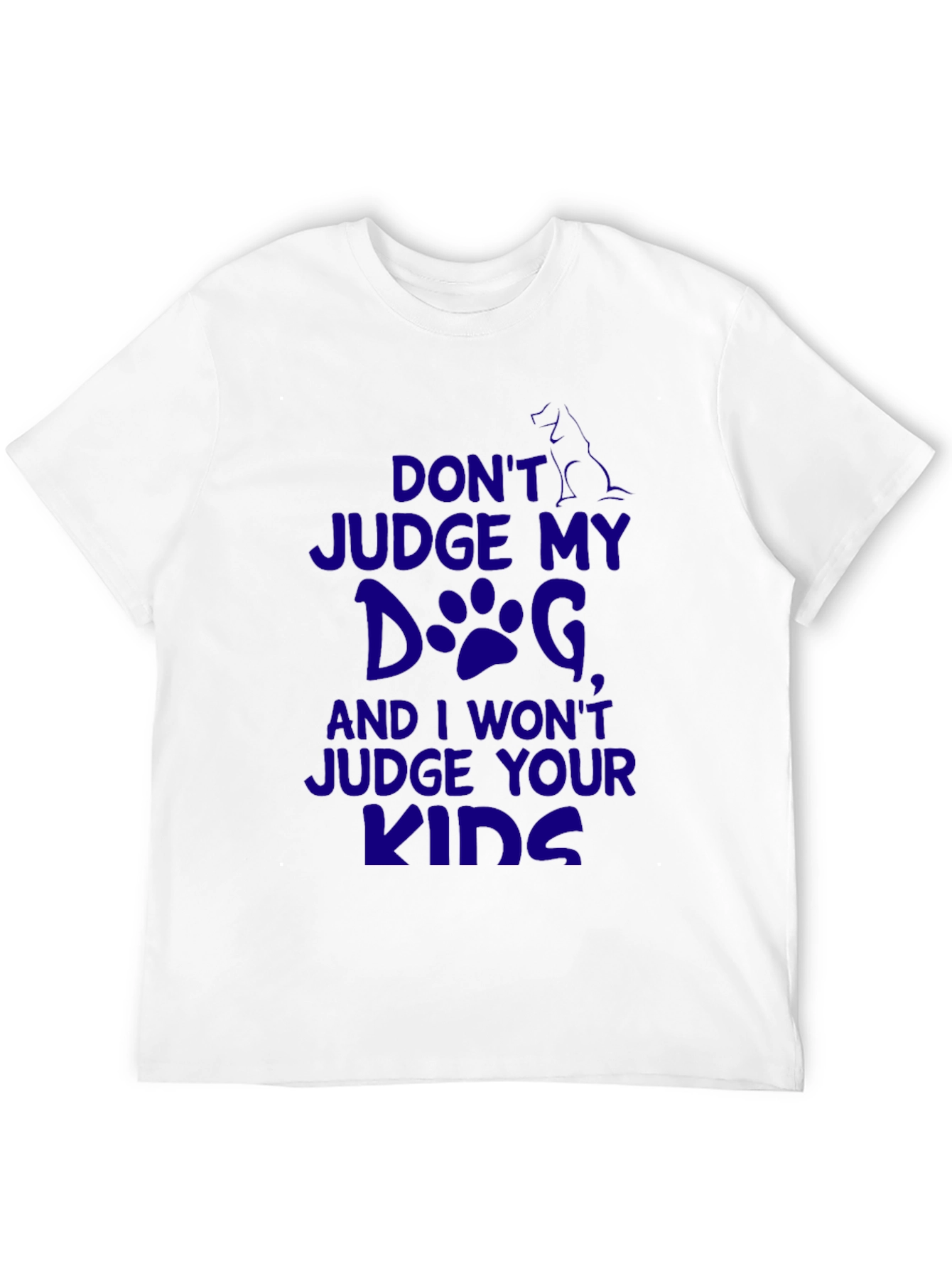 Dog Lover Graphic Tee: Dont Judge My Dog