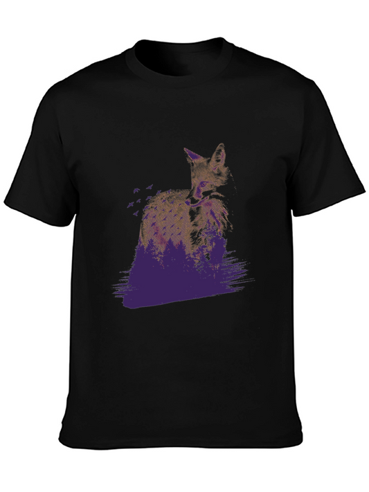 Fox Graphic Tee - Mens Black T-Shirt