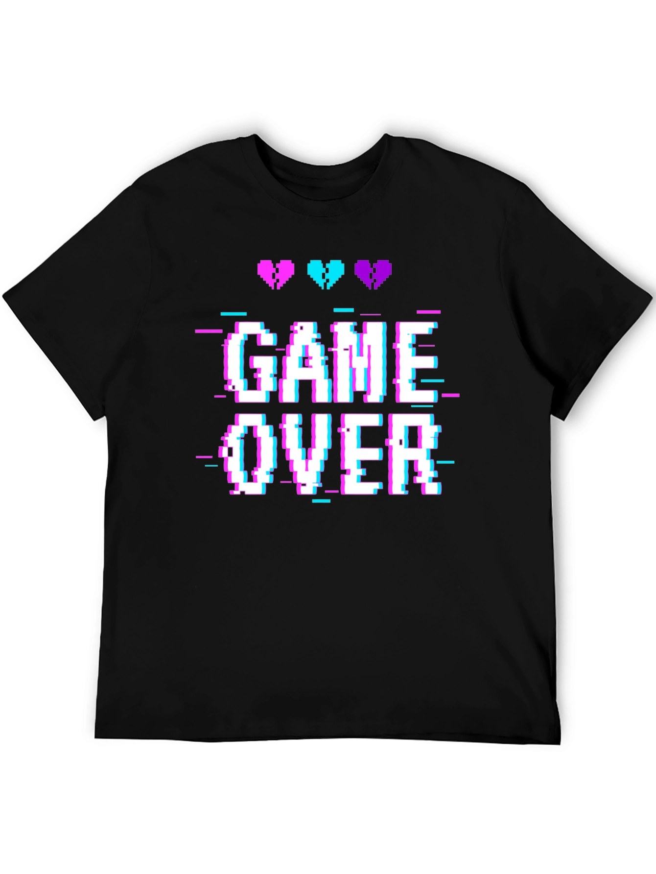 Game Over T-Shirt - Gamer Pixel Art