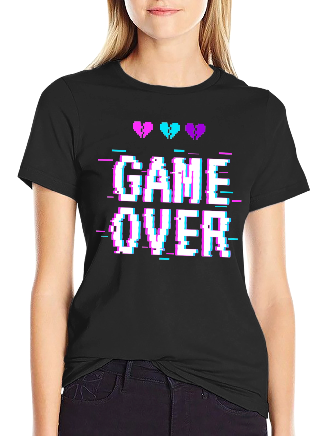 Game Over T-Shirt - Gamer Pixel Art