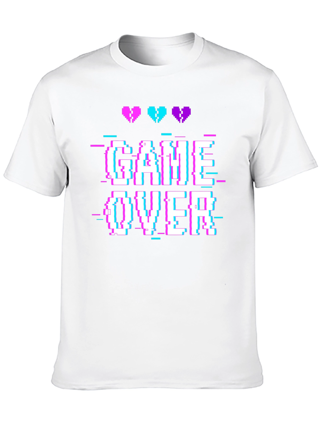 Game Over T-Shirt - Gamer Pixel Art