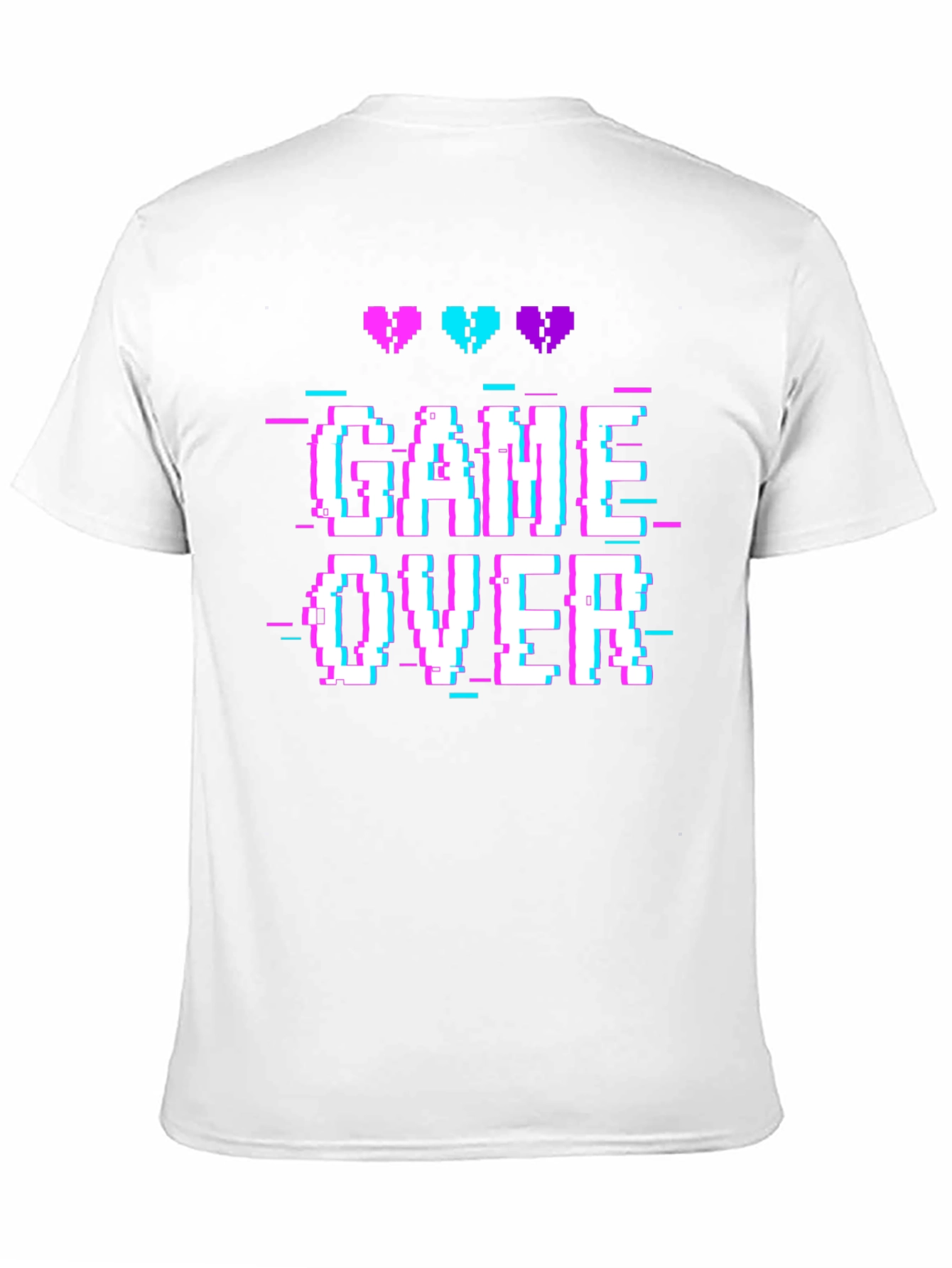 Game Over T-Shirt - Gamer Pixel Art