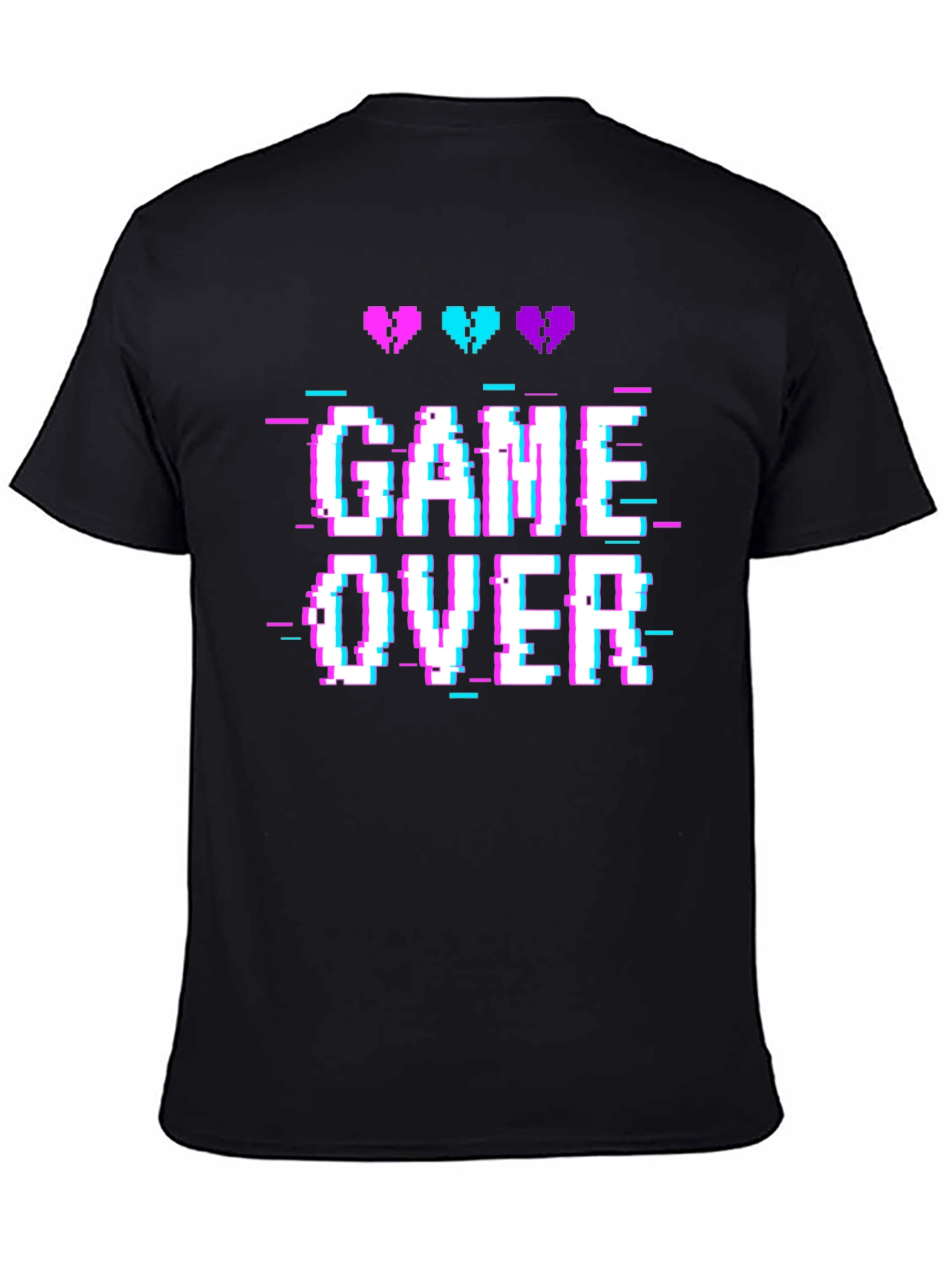 Game Over T-Shirt - Gamer Pixel Art
