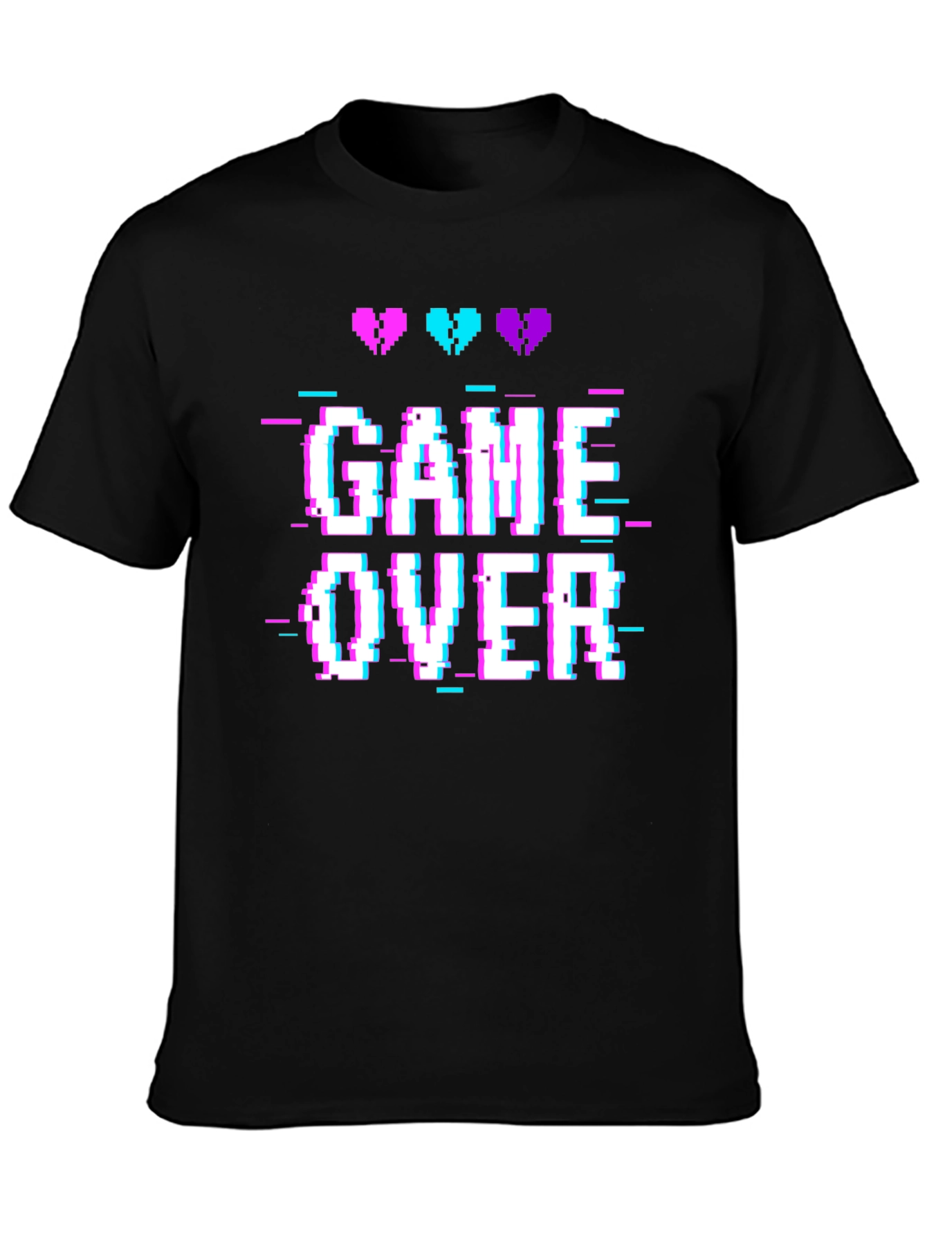 Game Over T-Shirt - Gamer Pixel Art