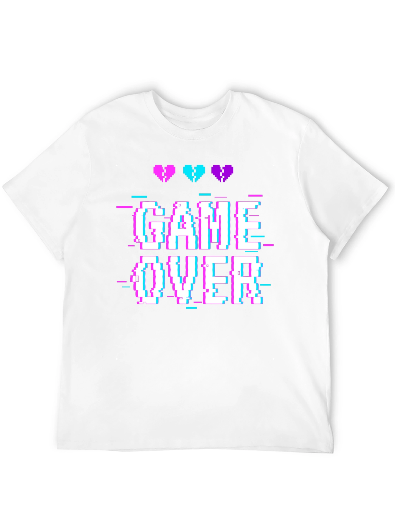 Game Over T-Shirt - Gamer Pixel Art