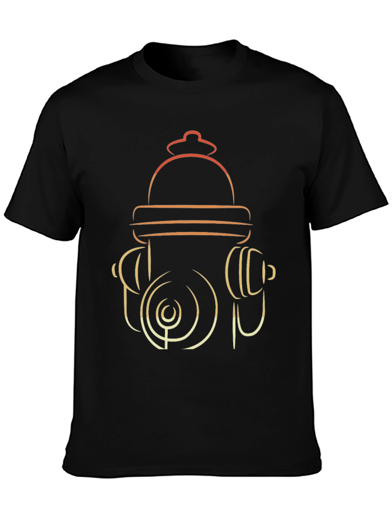 Fire Hydrant Graphic T-Shirt - Modern Design
