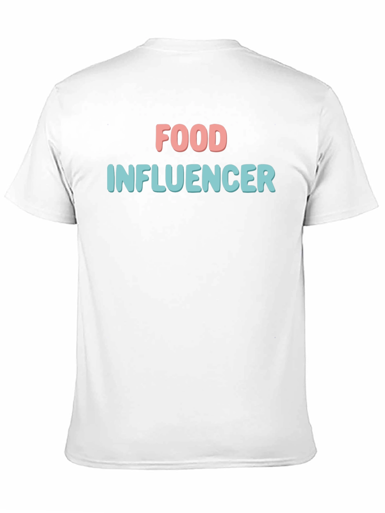 Food Influencer Black T-Shirt