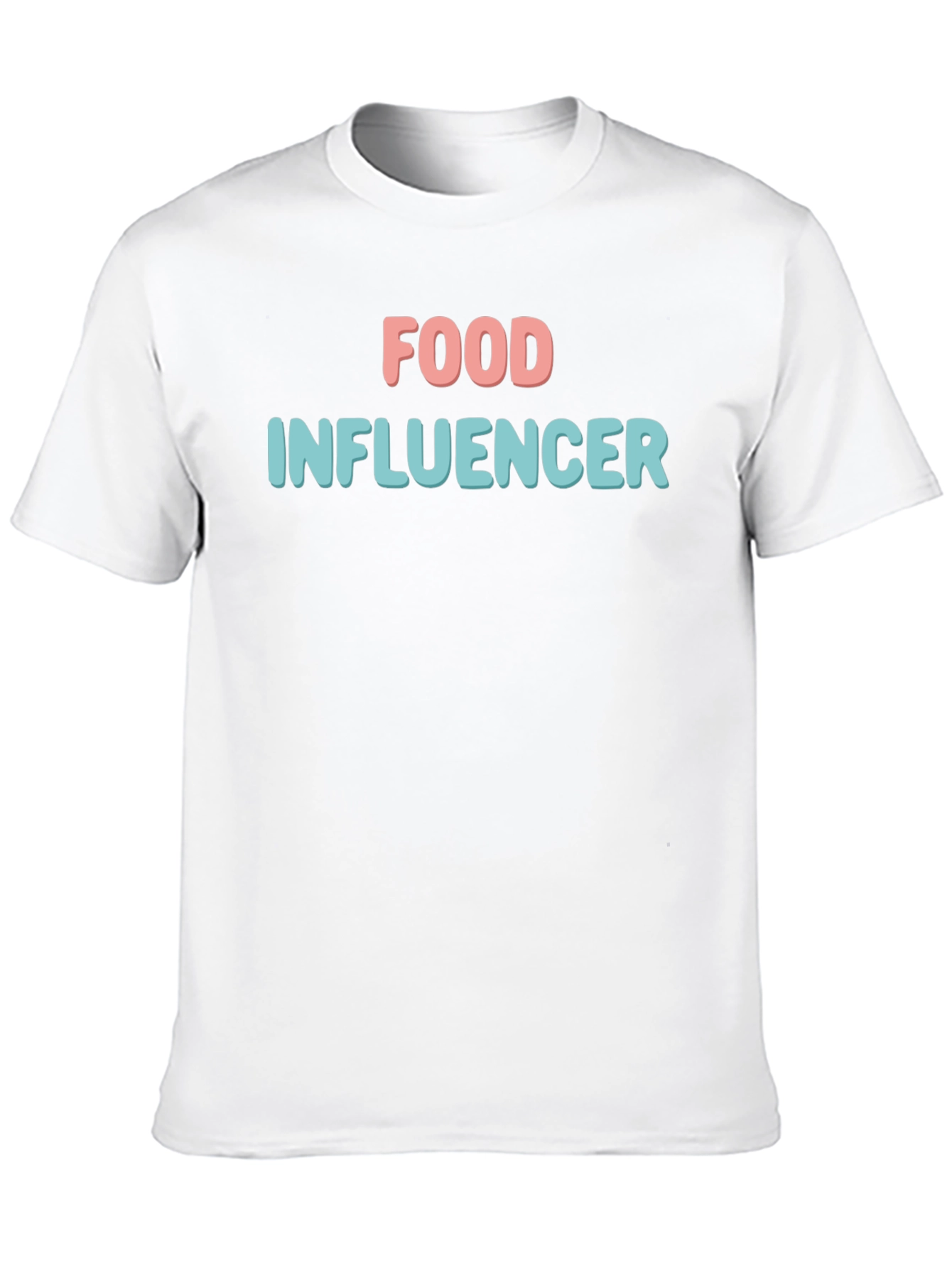Food Influencer Black T-Shirt