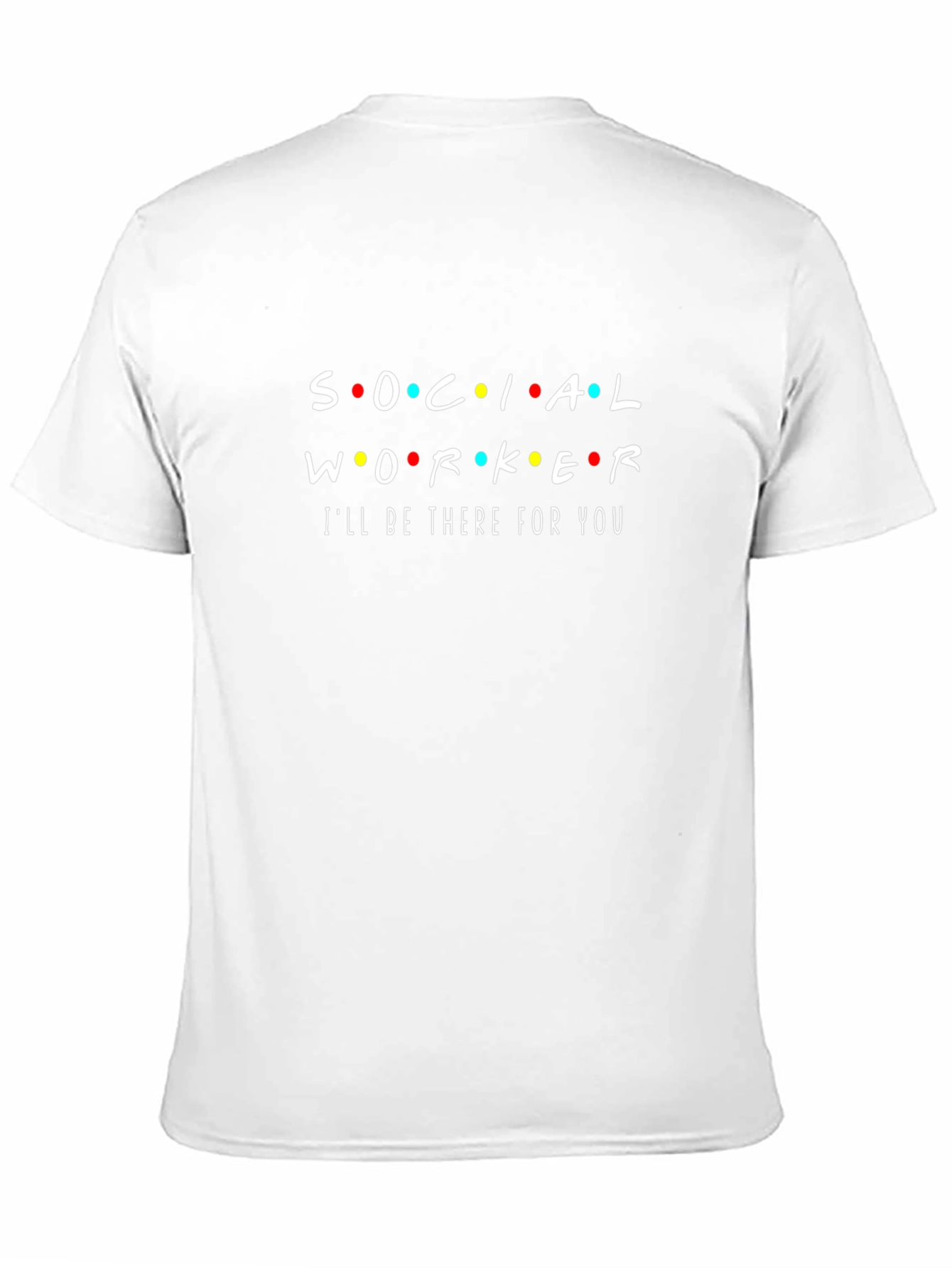 Social Worker Friends Inspired Black T-Shirt