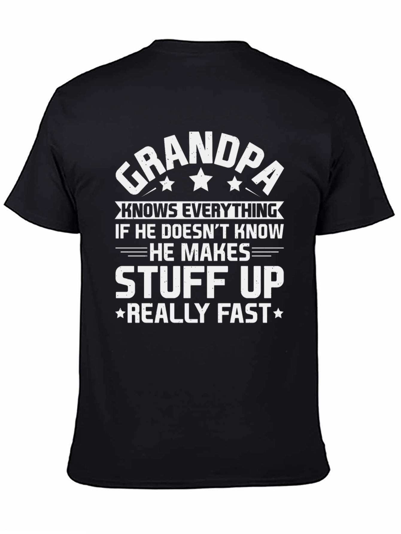 Grandpa Knows Everything T-Shirt - Funny Grandfather Tee