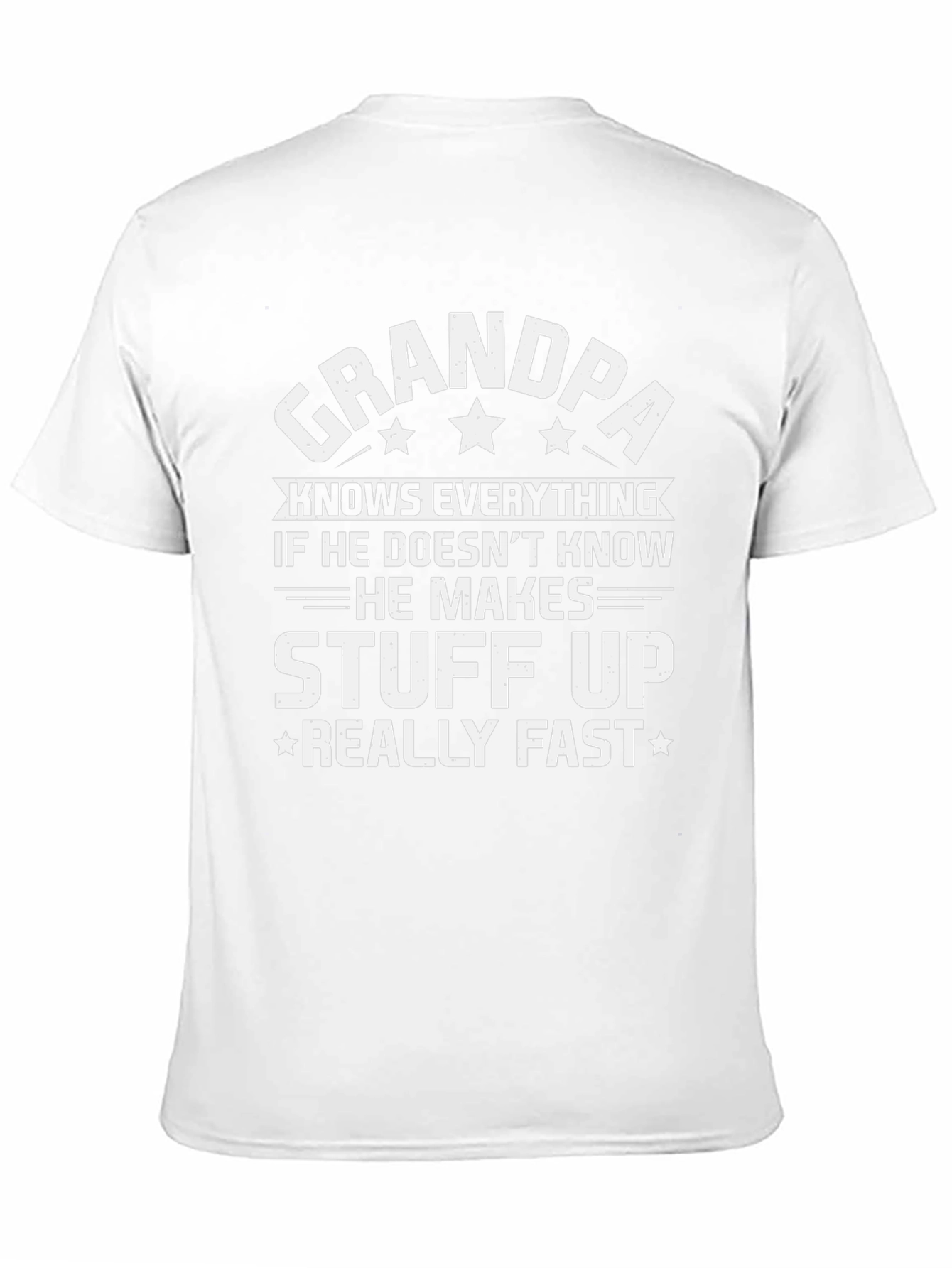 Grandpa Knows Everything T-Shirt - Funny Grandfather Tee