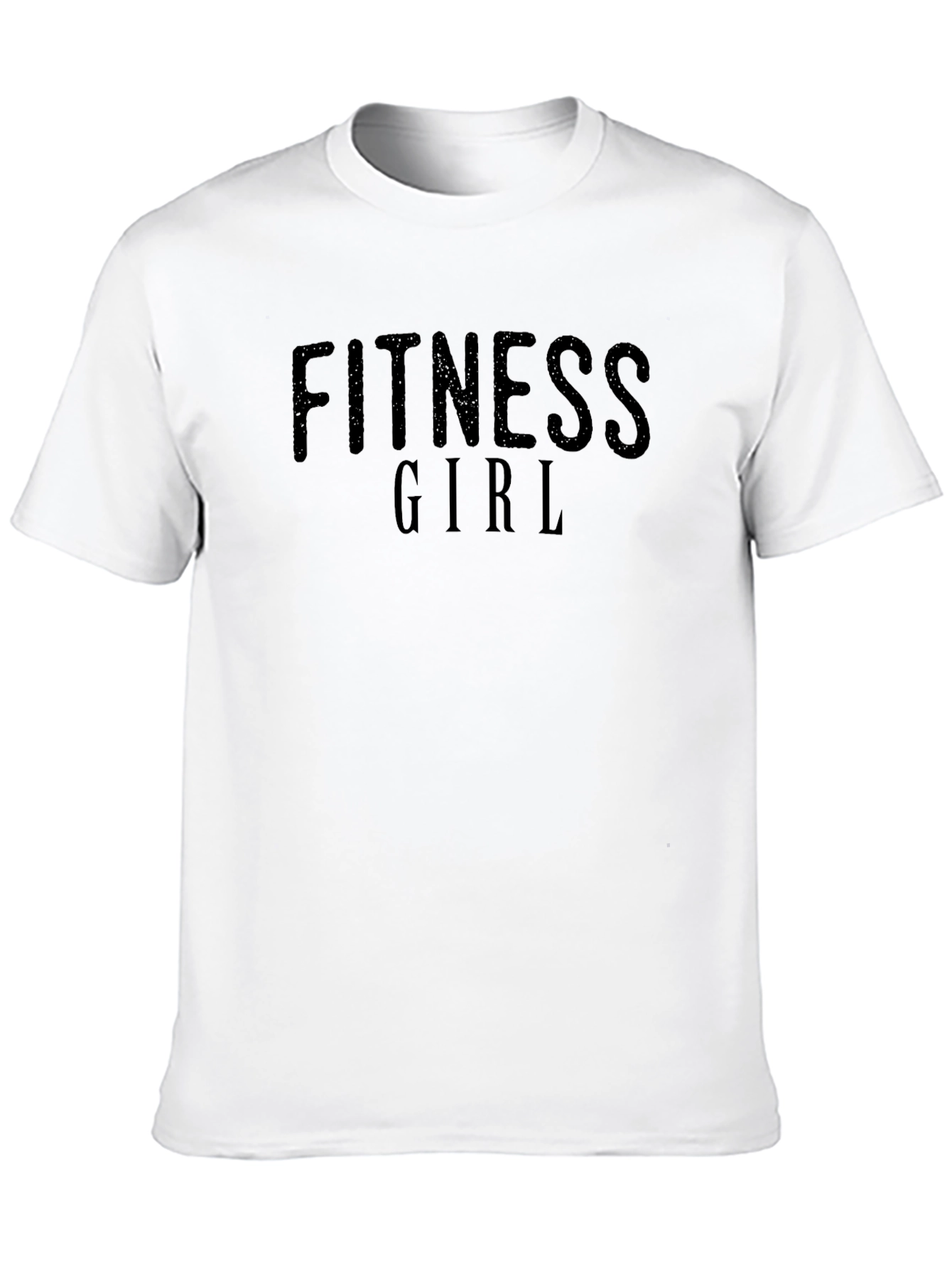 Fitness Girl Black T-Shirt