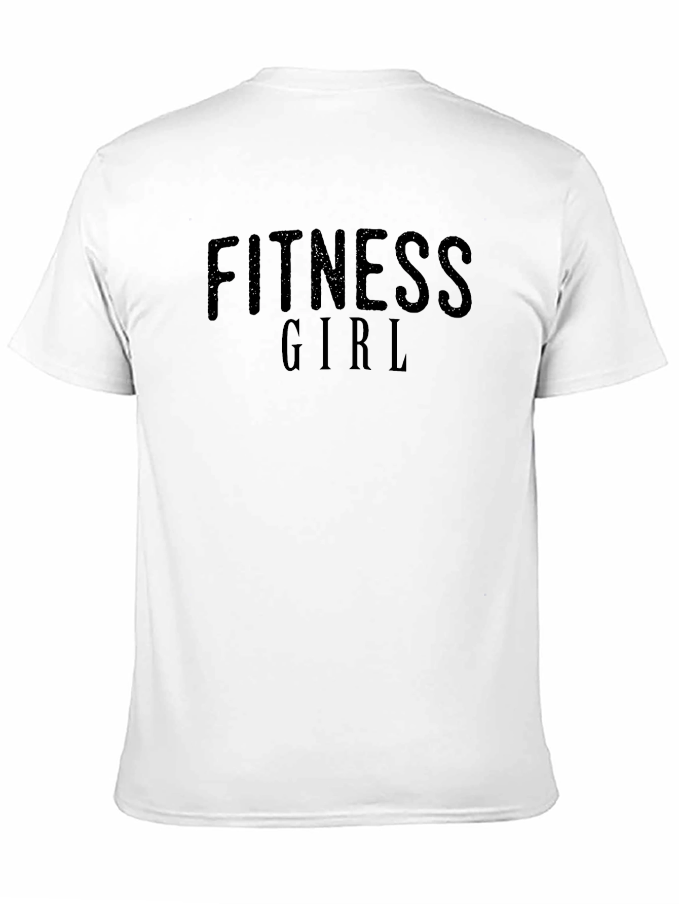 Fitness Girl Black T-Shirt