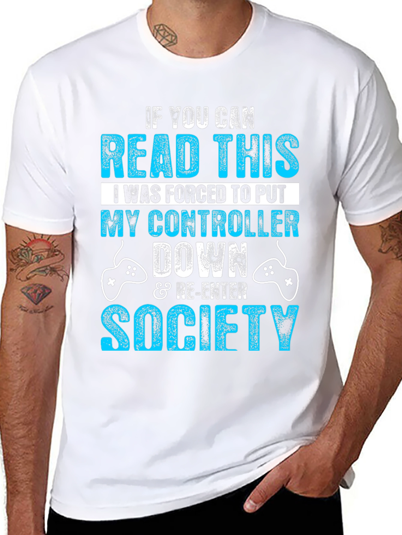 Gamer T-Shirt: Forced to Put Controller Down