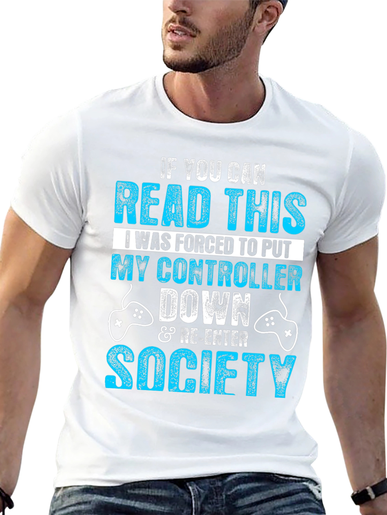 Gamer T-Shirt: Forced to Put Controller Down