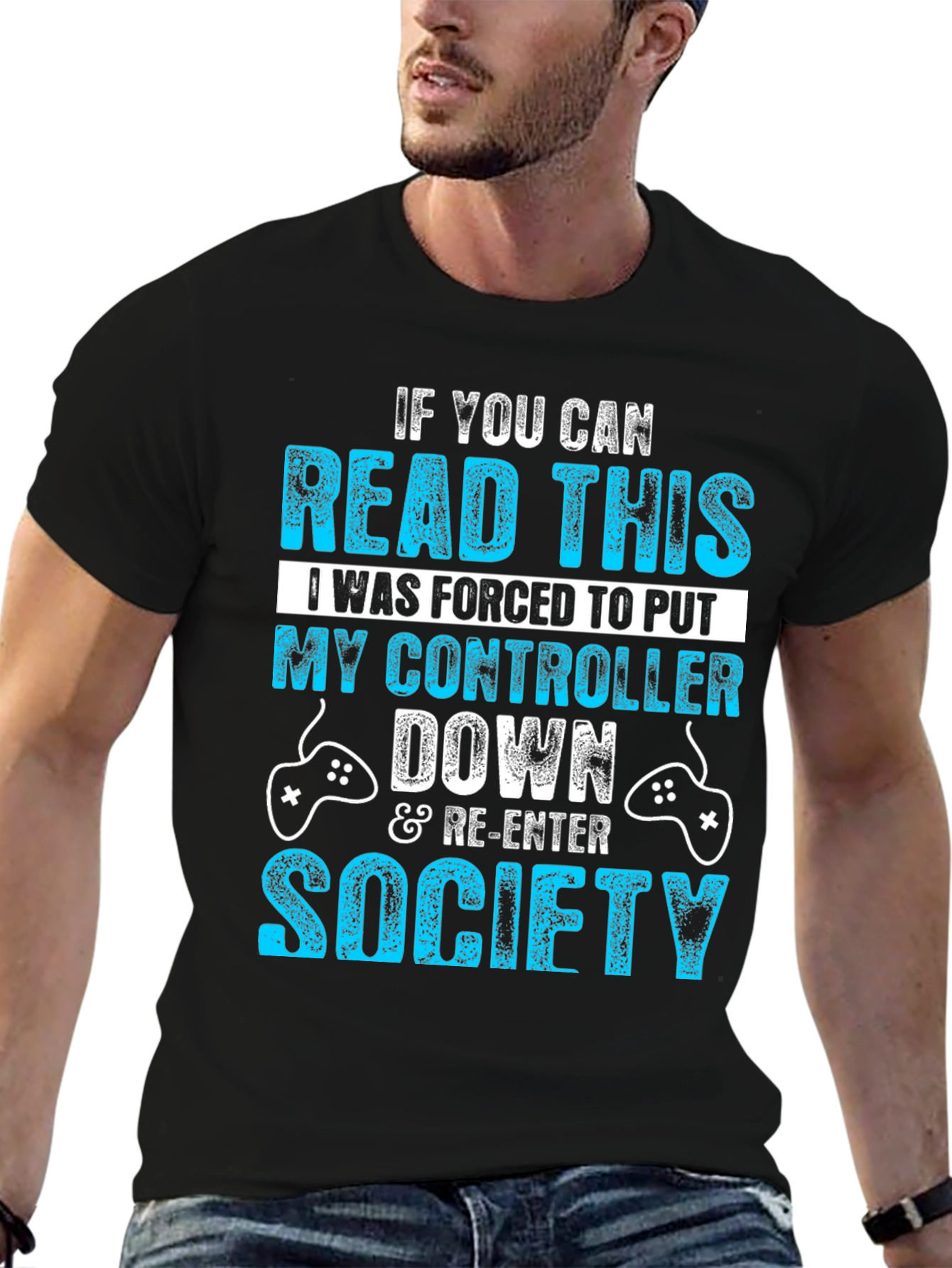 Gamer T-Shirt: Forced to Put Controller Down