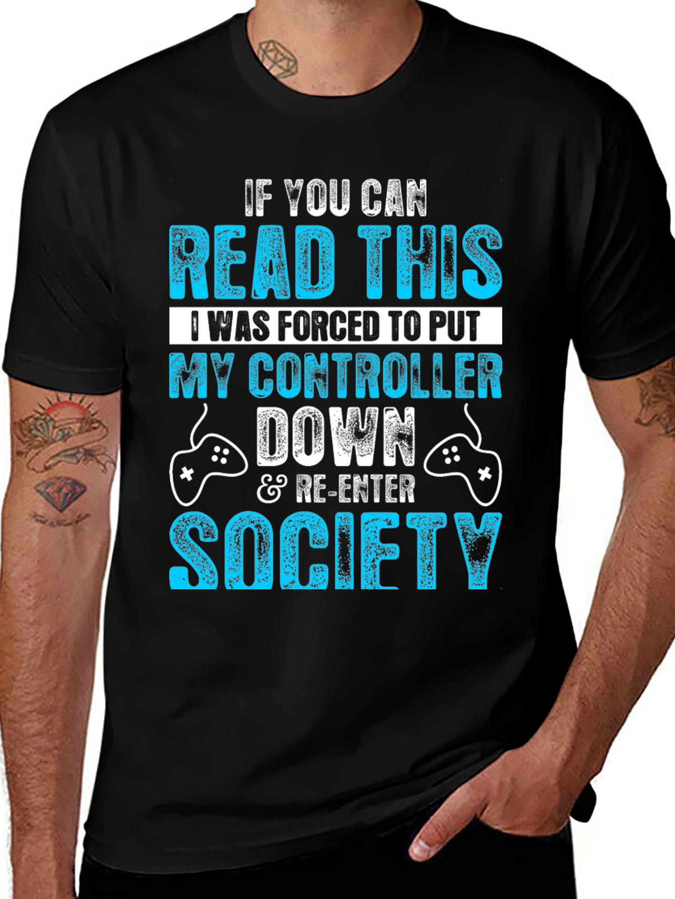 Gamer T-Shirt: Forced to Put Controller Down